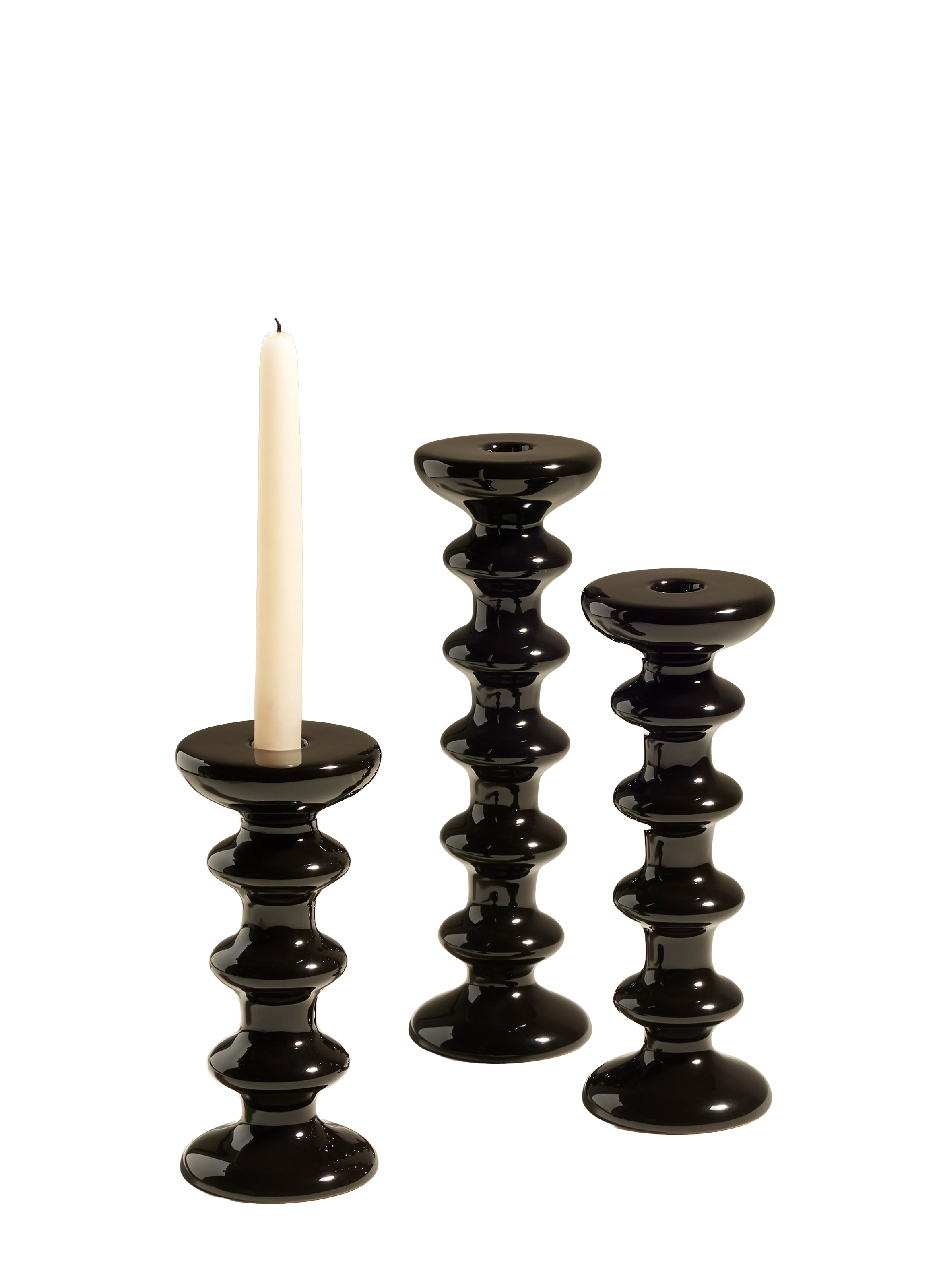 Bougeoir slave - moyen modèle MAISON SARAH LAVOINE Noir