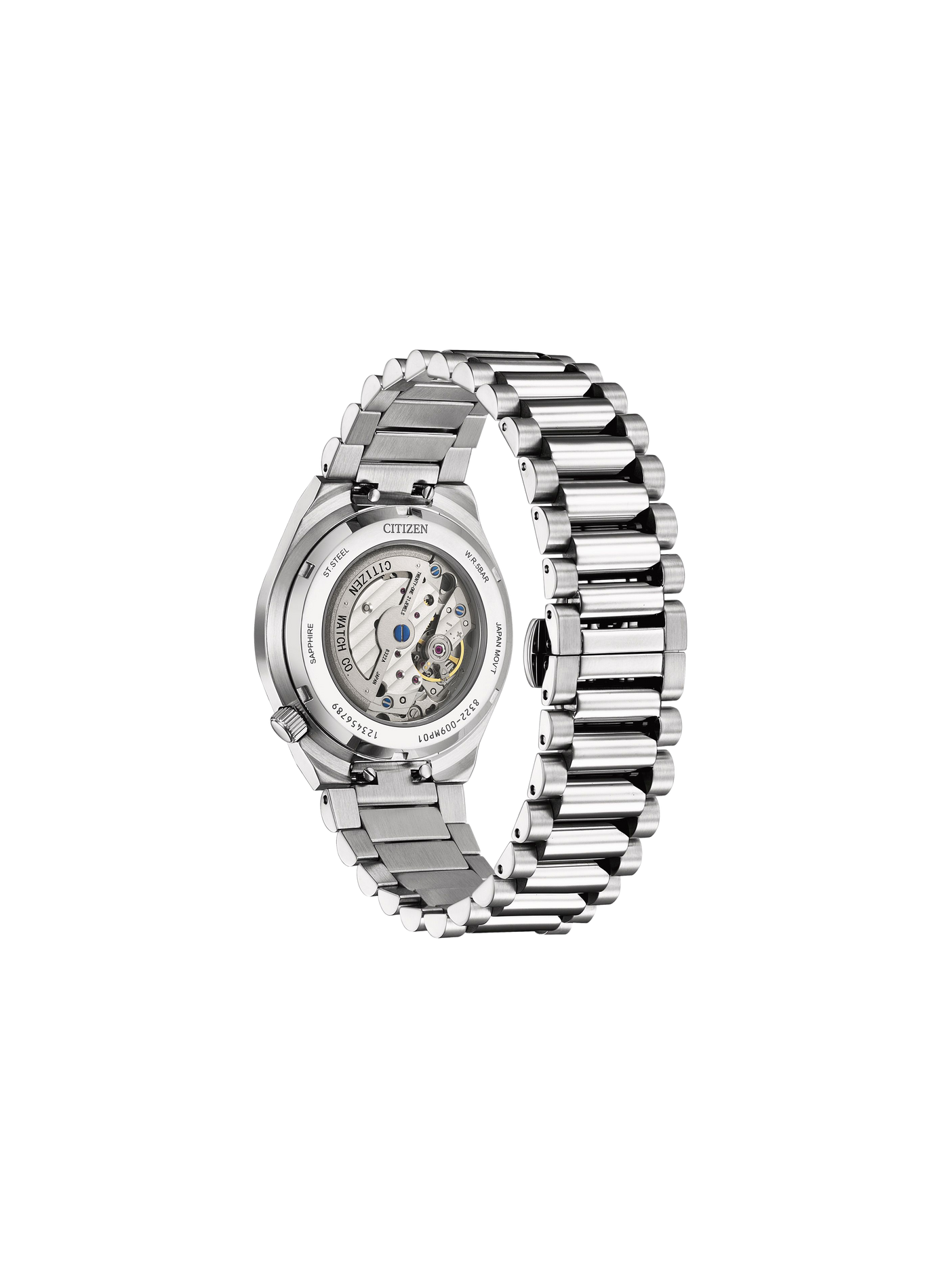 Montre automatique Tsuyosa en acier inoxydable CITIZEN Bleu