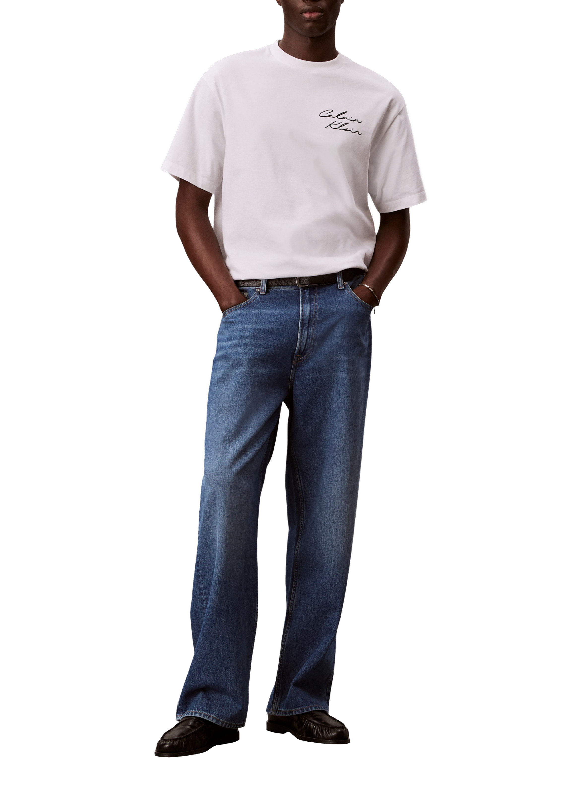 Cotton Logo T-shirt CALVIN KLEIN White