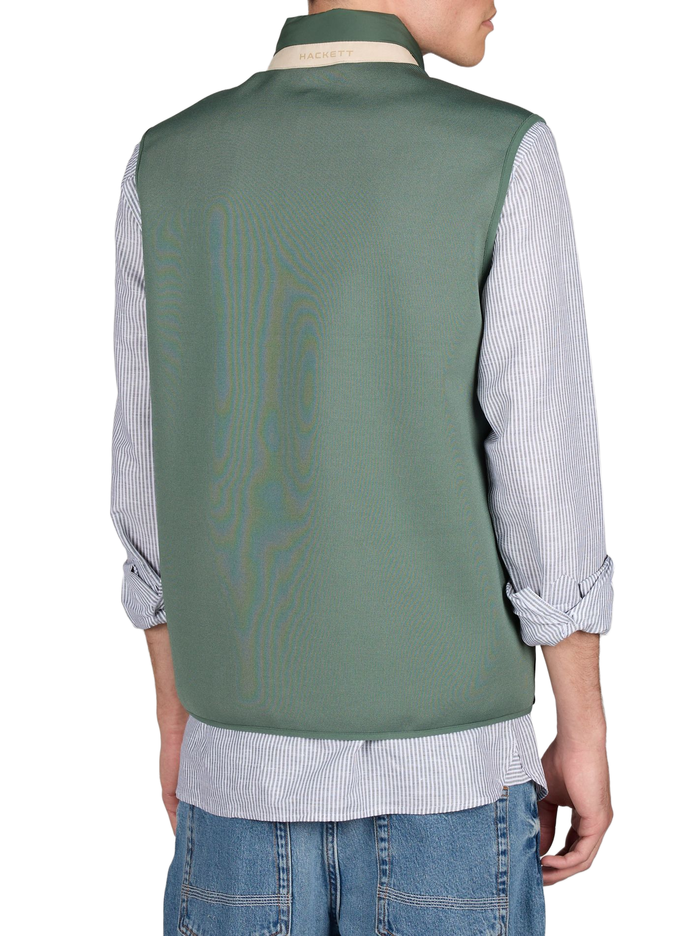 Quilted gilet HACKETT Green