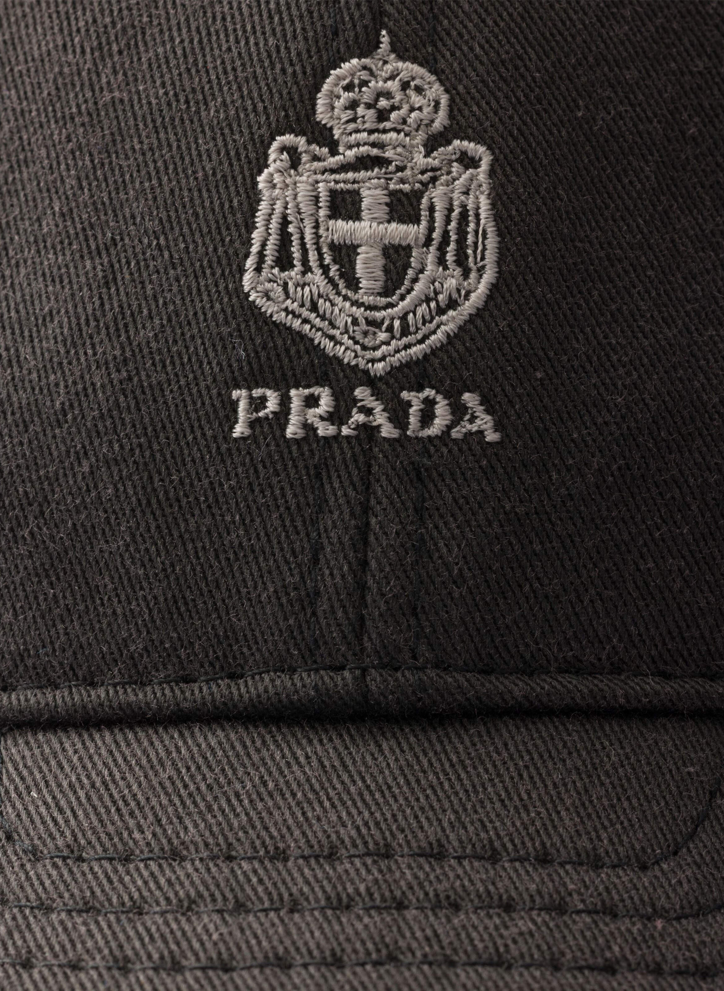 Ancienne casquette de baseball en gabardine Noir