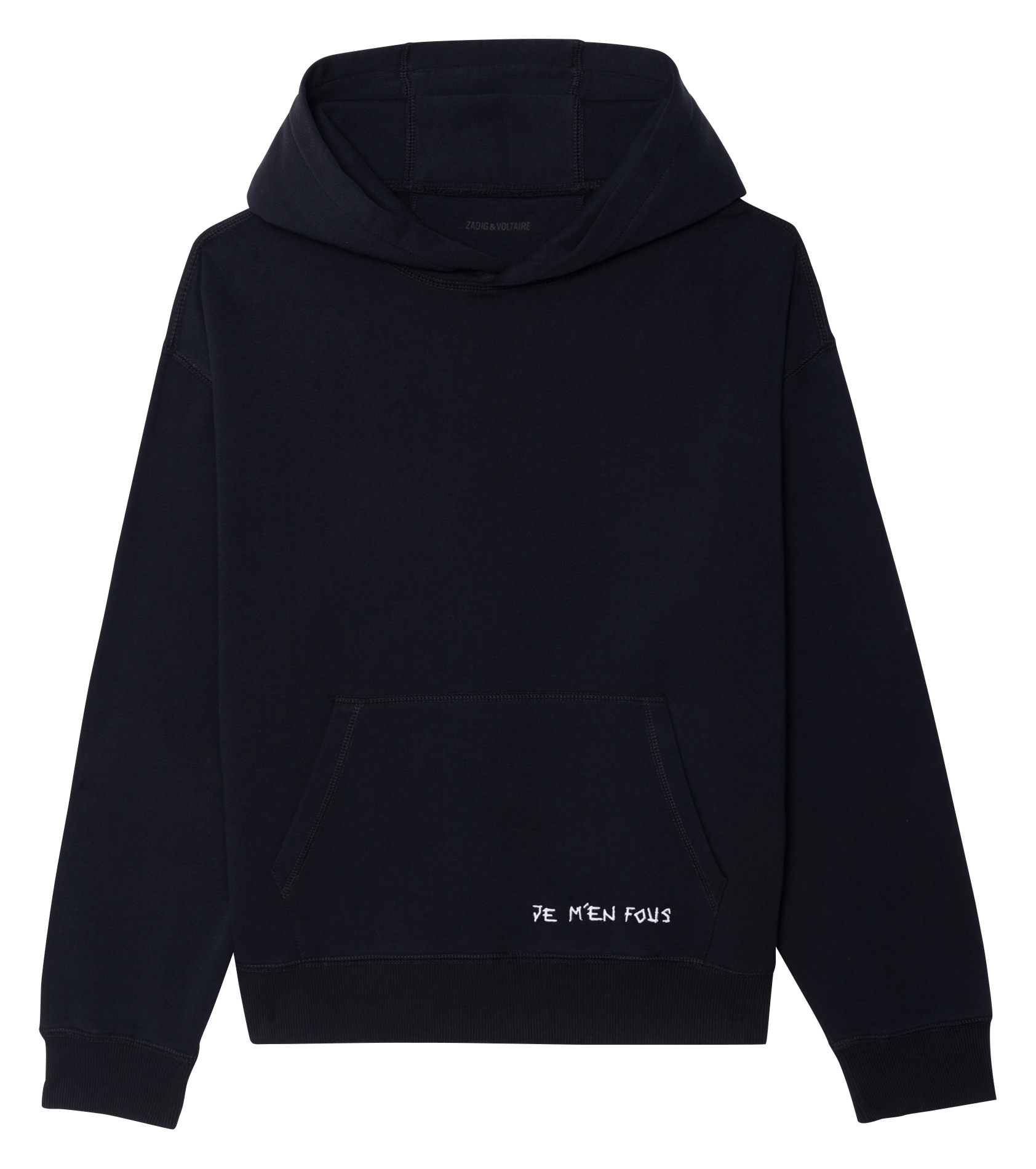 Sweat col rond en coton bio sacha ZADIG&VOLTAIRE Bleu