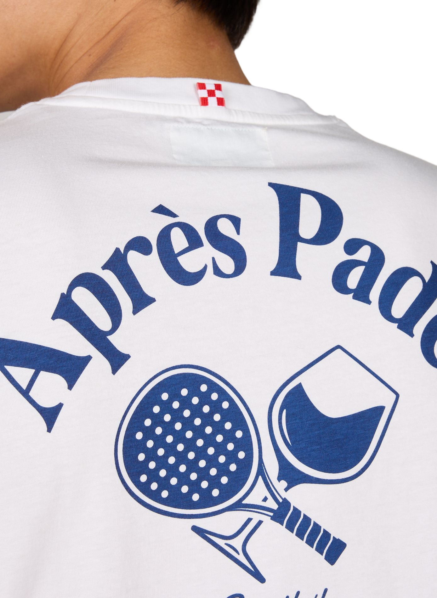 Camiseta recta de algodón MC2 SAINT BARTH Blanco