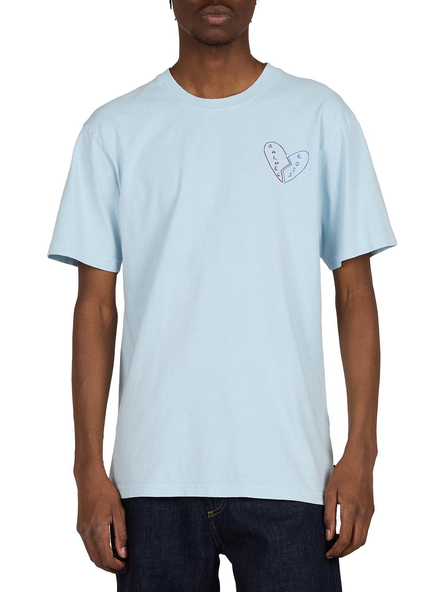 Straight cotton t-shirt MAISON LABICHE Blue