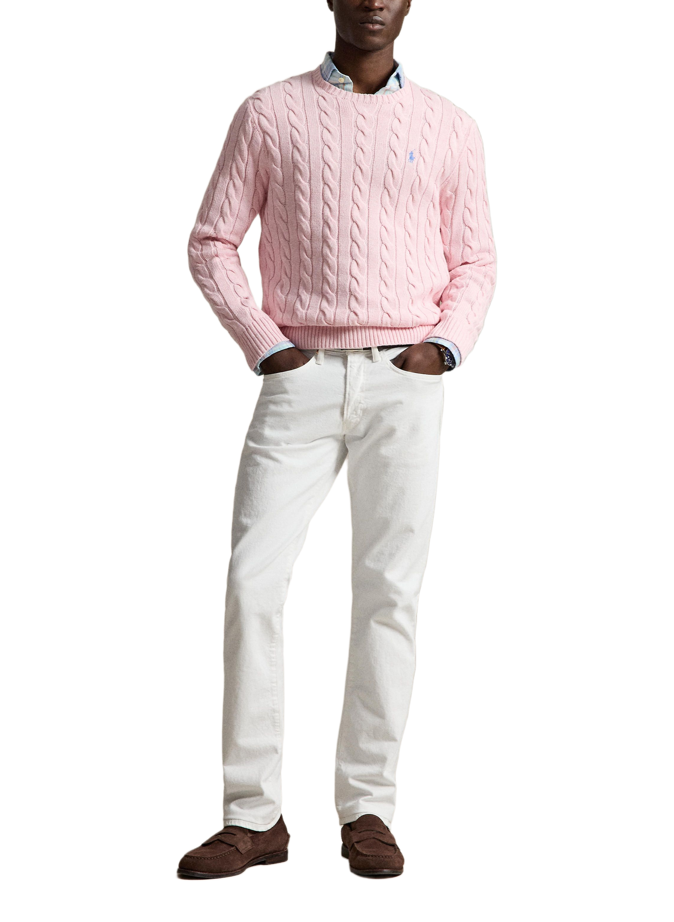 Pull en maille POLO RALPH LAUREN Rose
