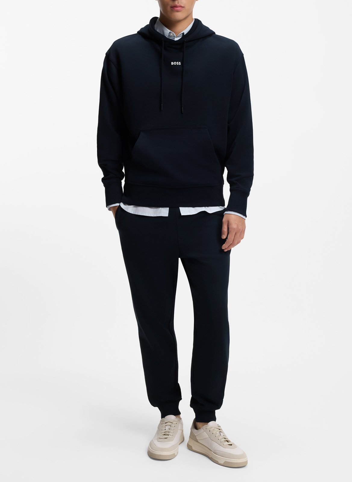 Sweat en coton BOSS Bleu