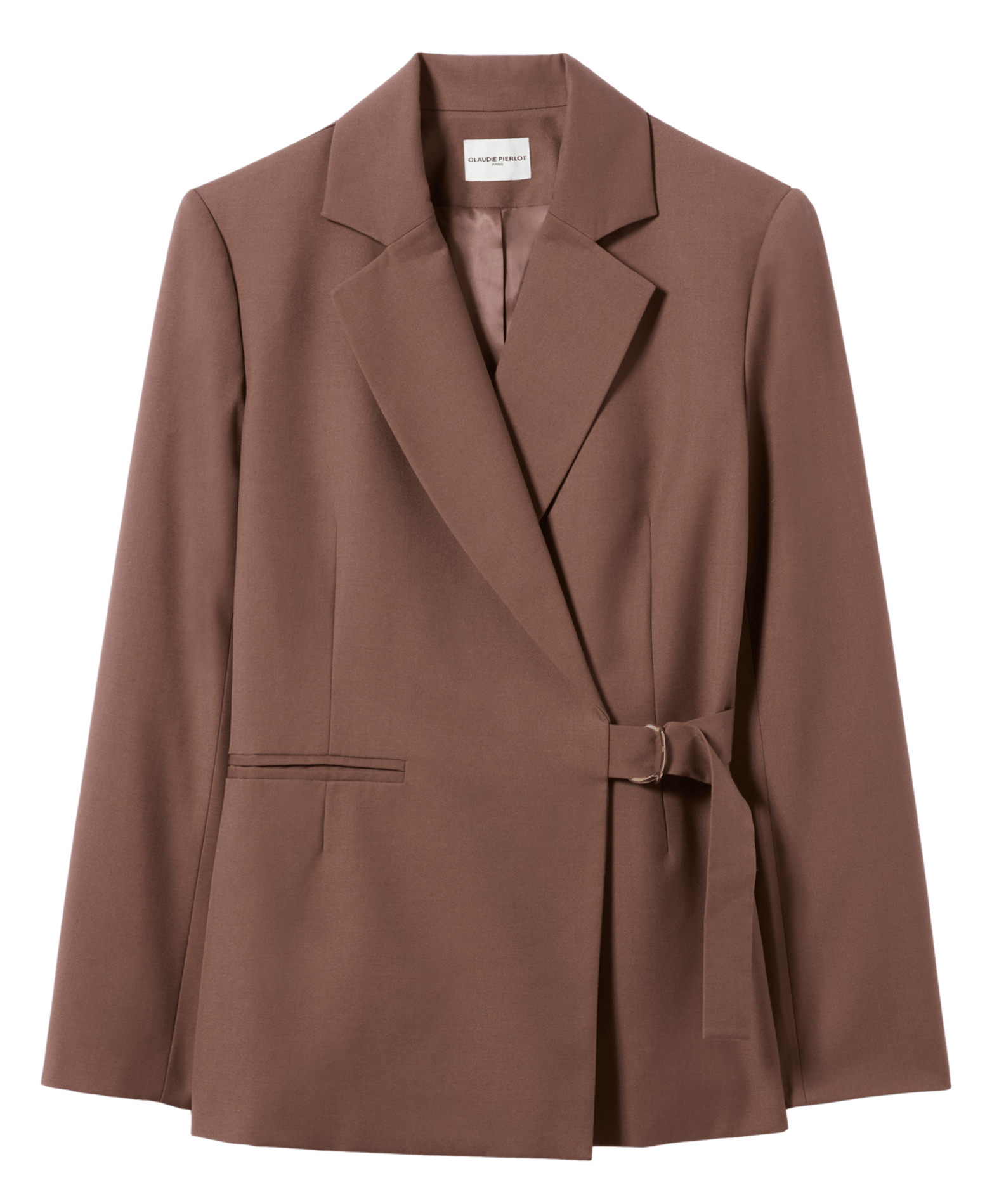 Veste de blazer cintrée CLAUDIE PIERLOT Marron