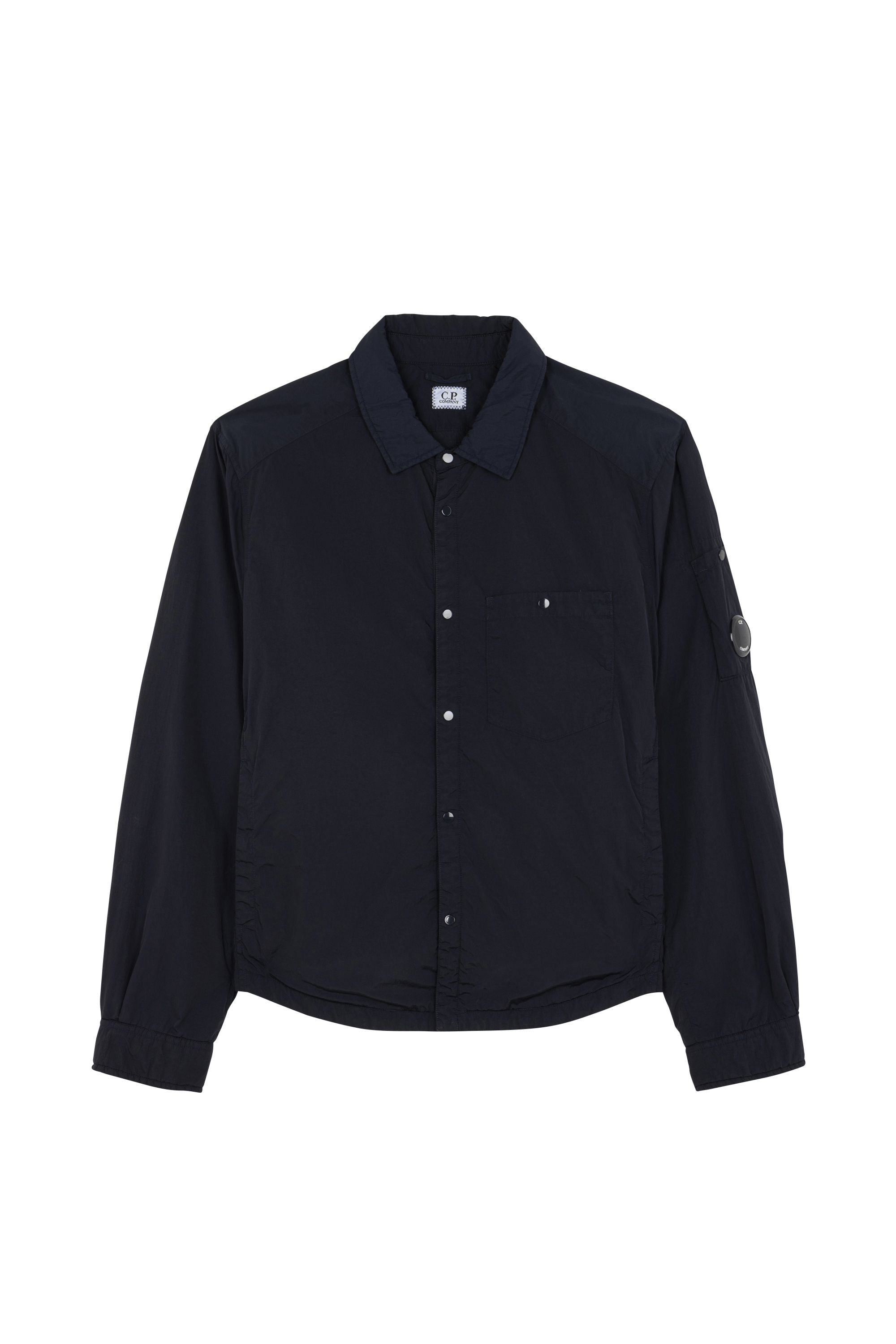 Veste chrome-r padded lens overshirt CP COMPANY Bleu
