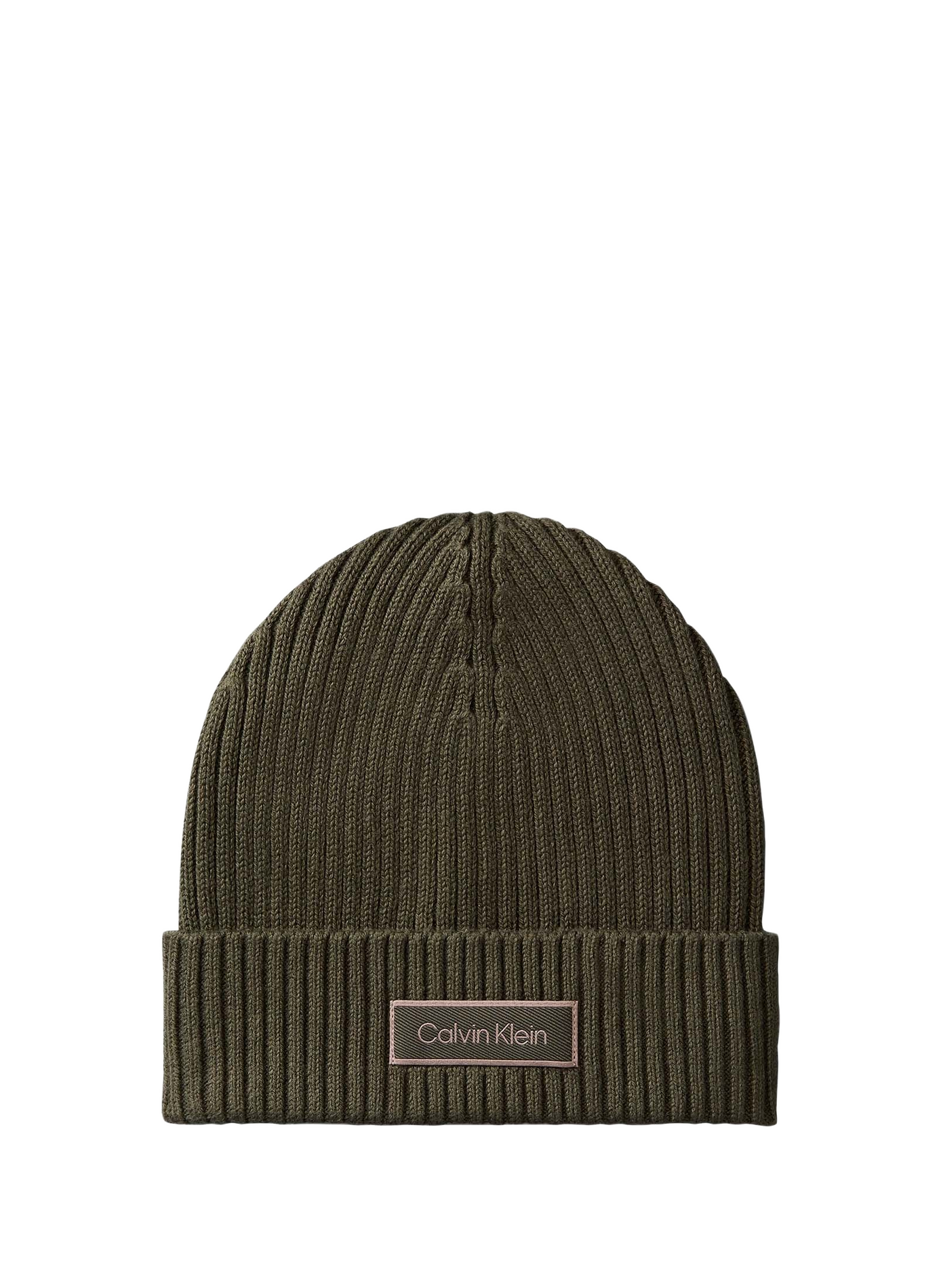 Bonnet en coton et cachemire  Olive night