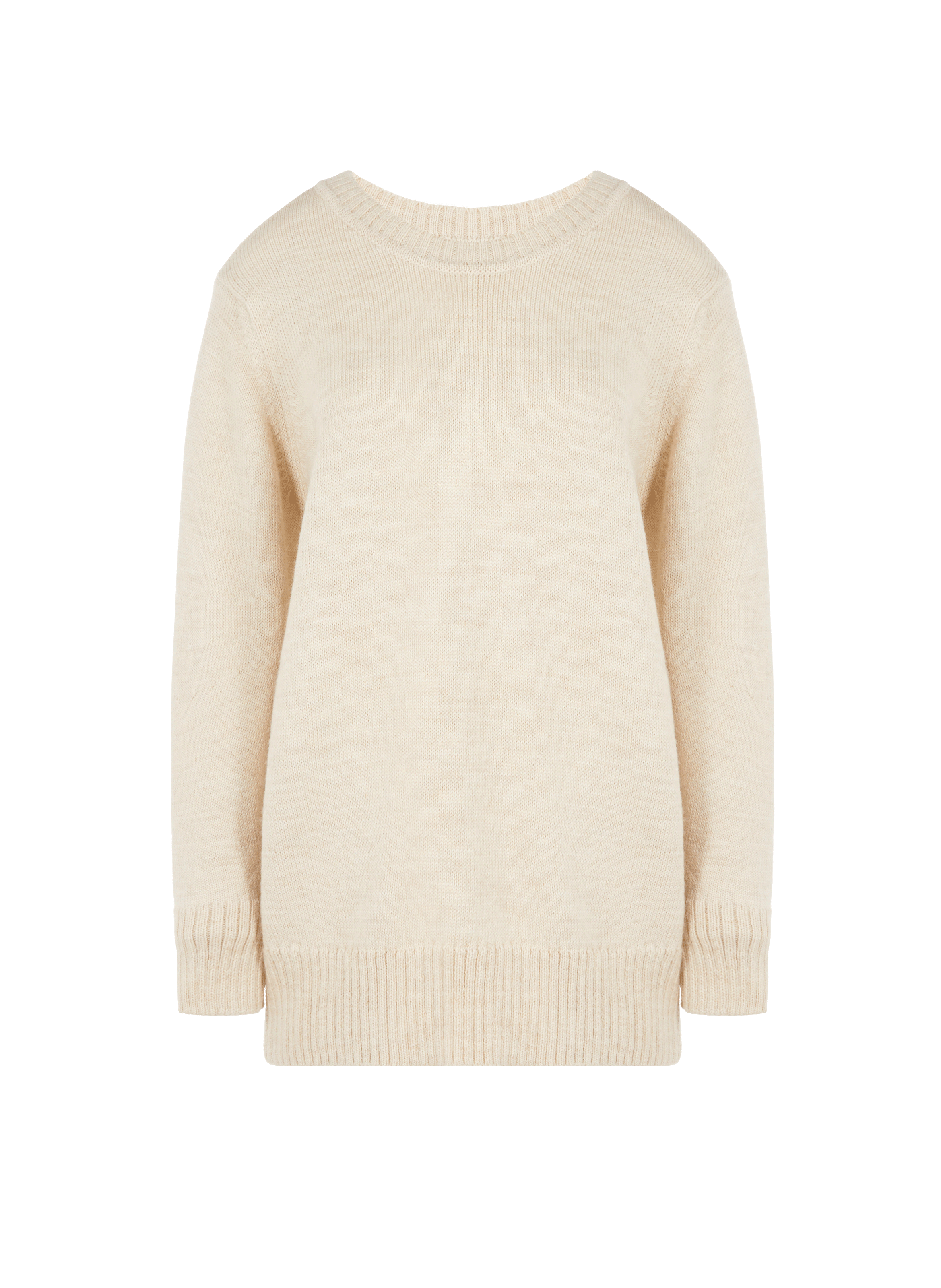 CAES Pull oversize en maille Beige