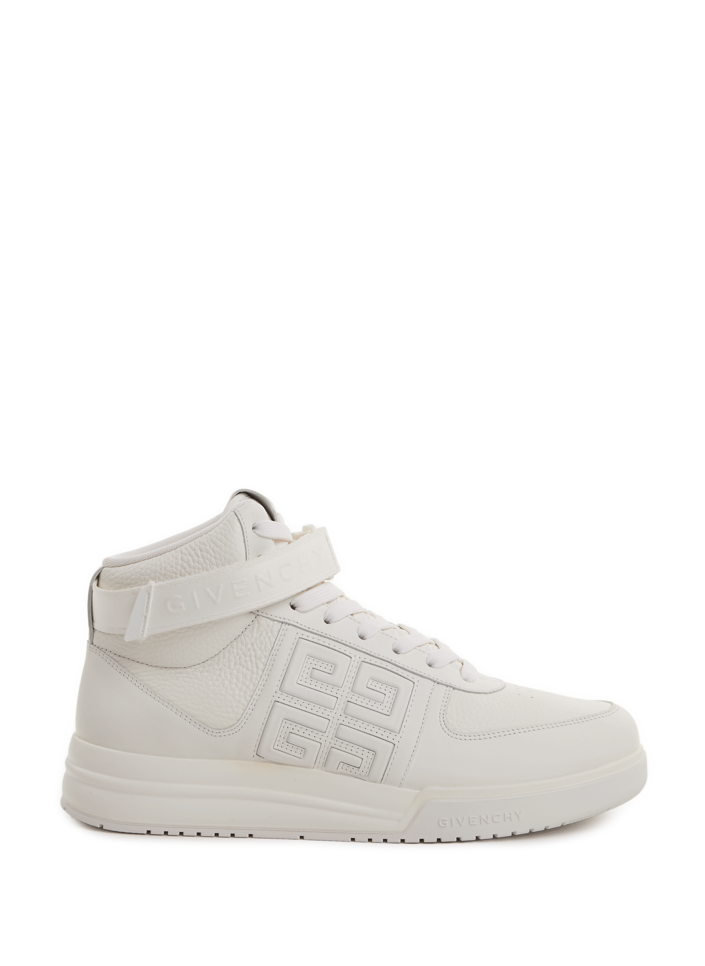 GIVENCHY Baskets montantes en cuir  Blanc