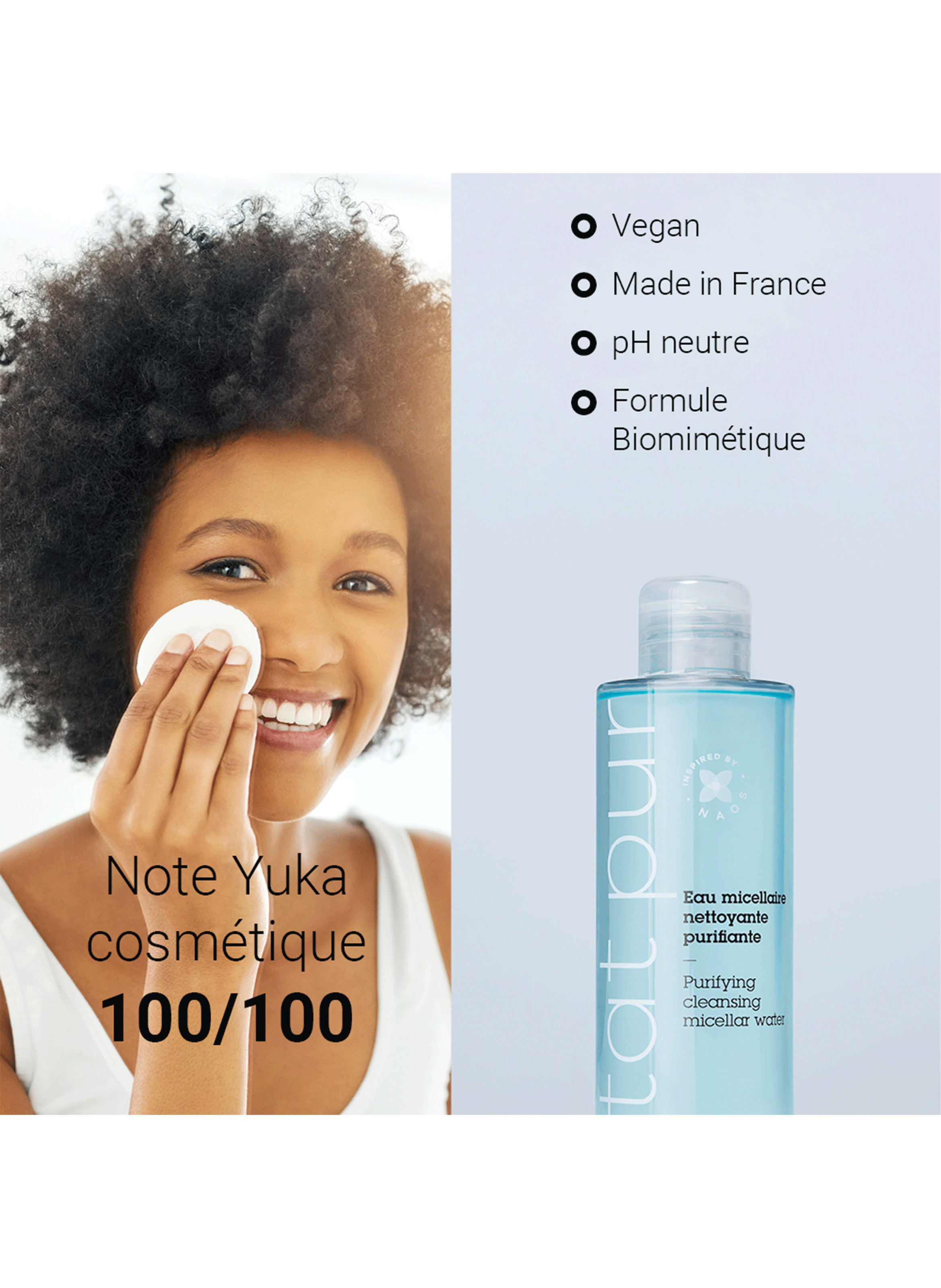 L'eau micellaire nettoyante purifiante ETAT PUR No color