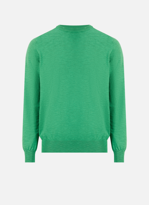 Green cotton sweaterHARRIS WILSON 