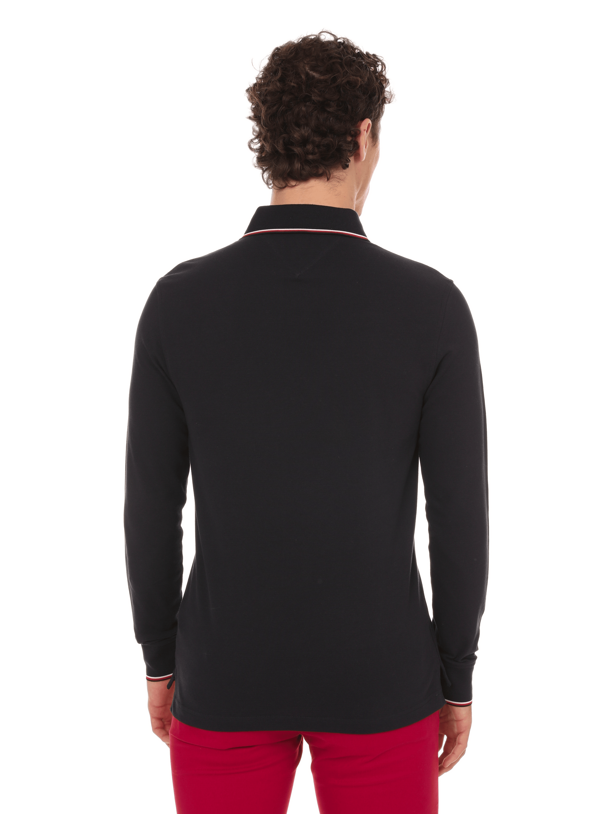 Langarm-Poloshirt TOMMY HILFIGER Blau