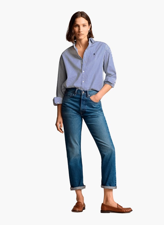 Chemise rayée stripes blue - Comptoir des Cotonniers Chemise rayée stripes blue - Comptoir des Cotonniers
