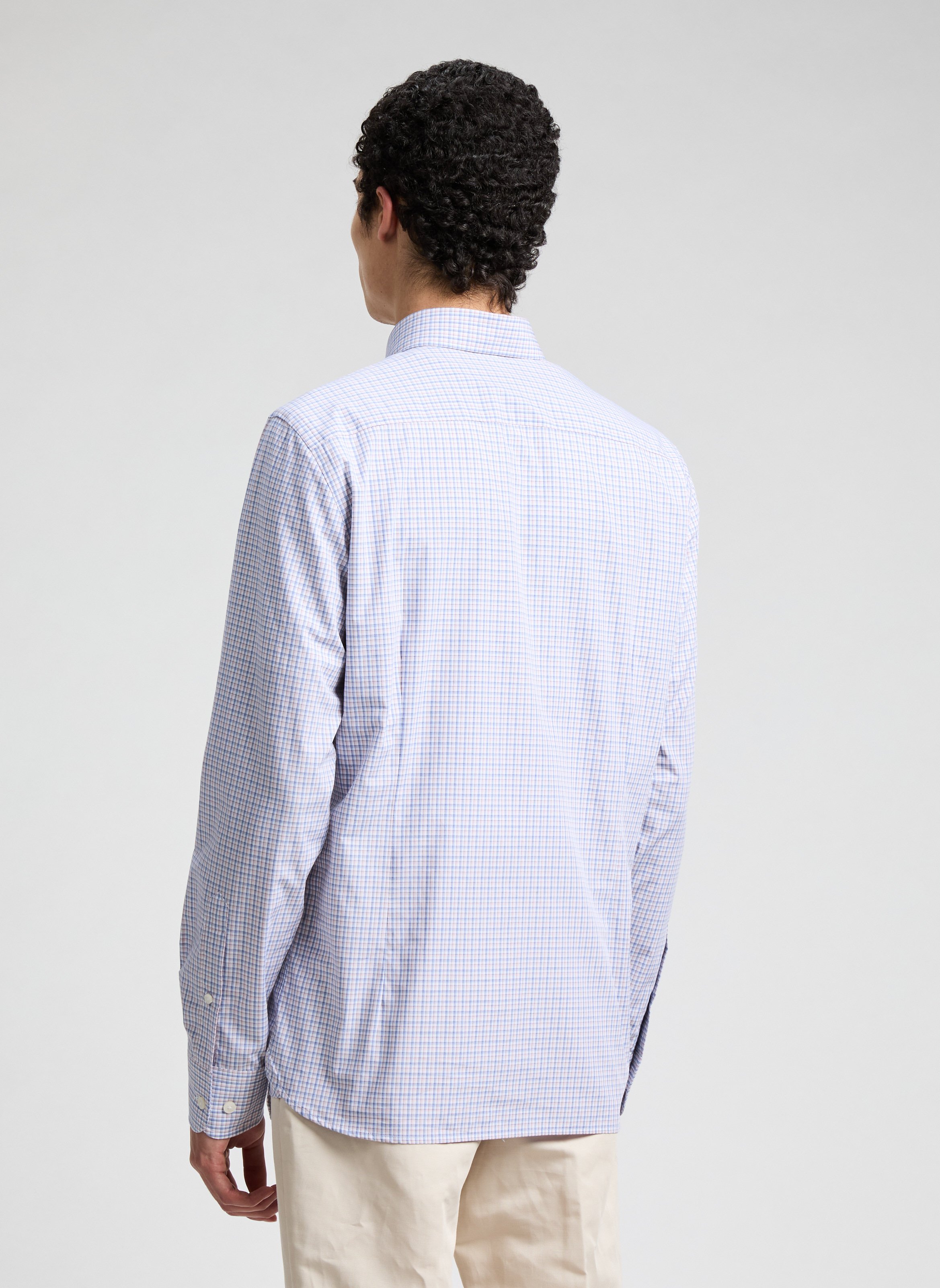 Chemise ajustée à imprimée en coton  HACKETT Rose