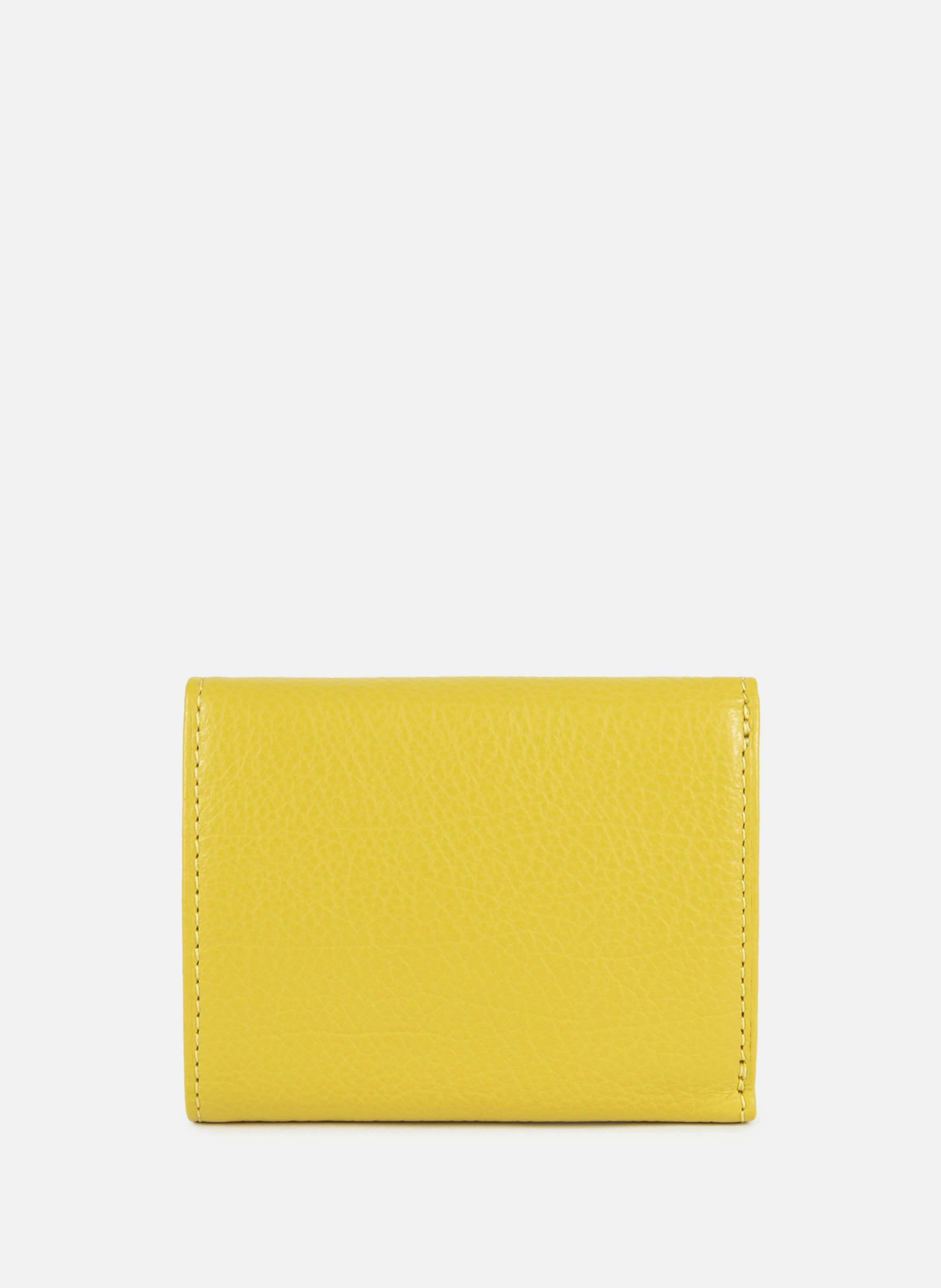 Mini back to back wallet - Dune LANCASTER Yellow
