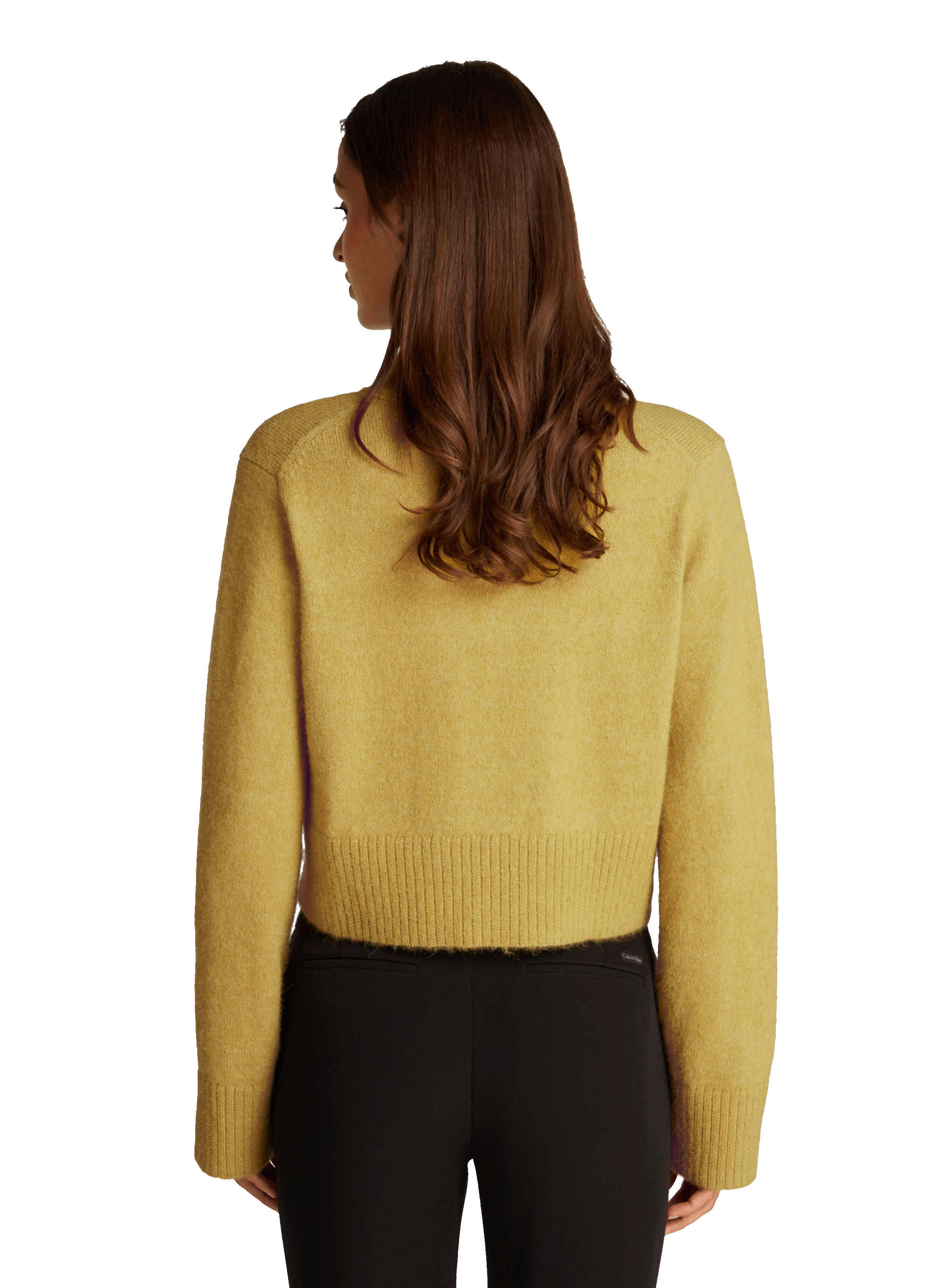 Cardigan côtelé  CALVIN KLEIN Marron