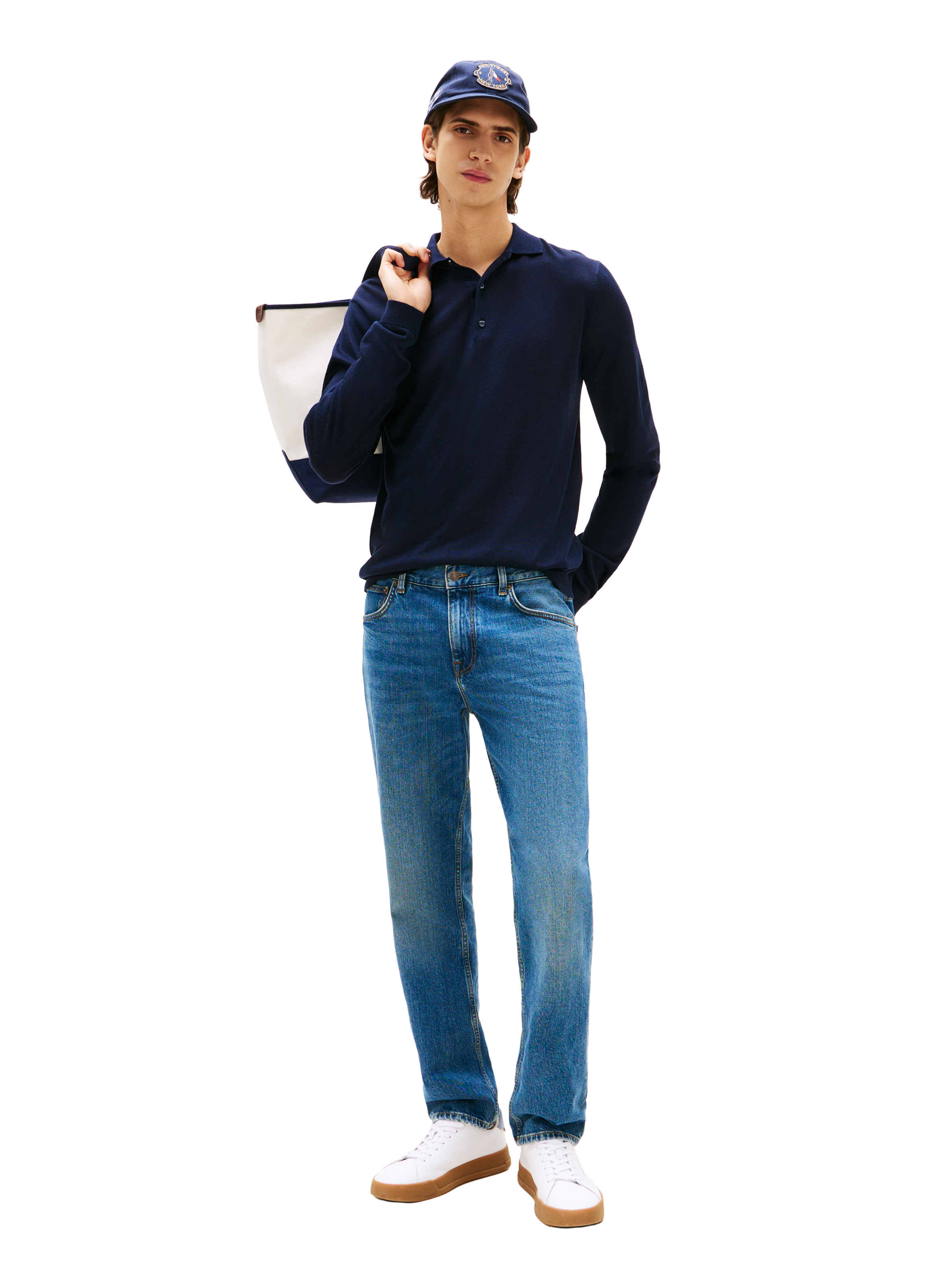 Long sleeve polo shirt TOMMY HILFIGER Blue