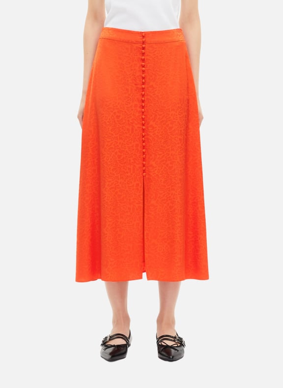 Jupe longue en jacquard Orange by THE KOOPLES THE KOOPLES Jupe longue en jacquard Orange
