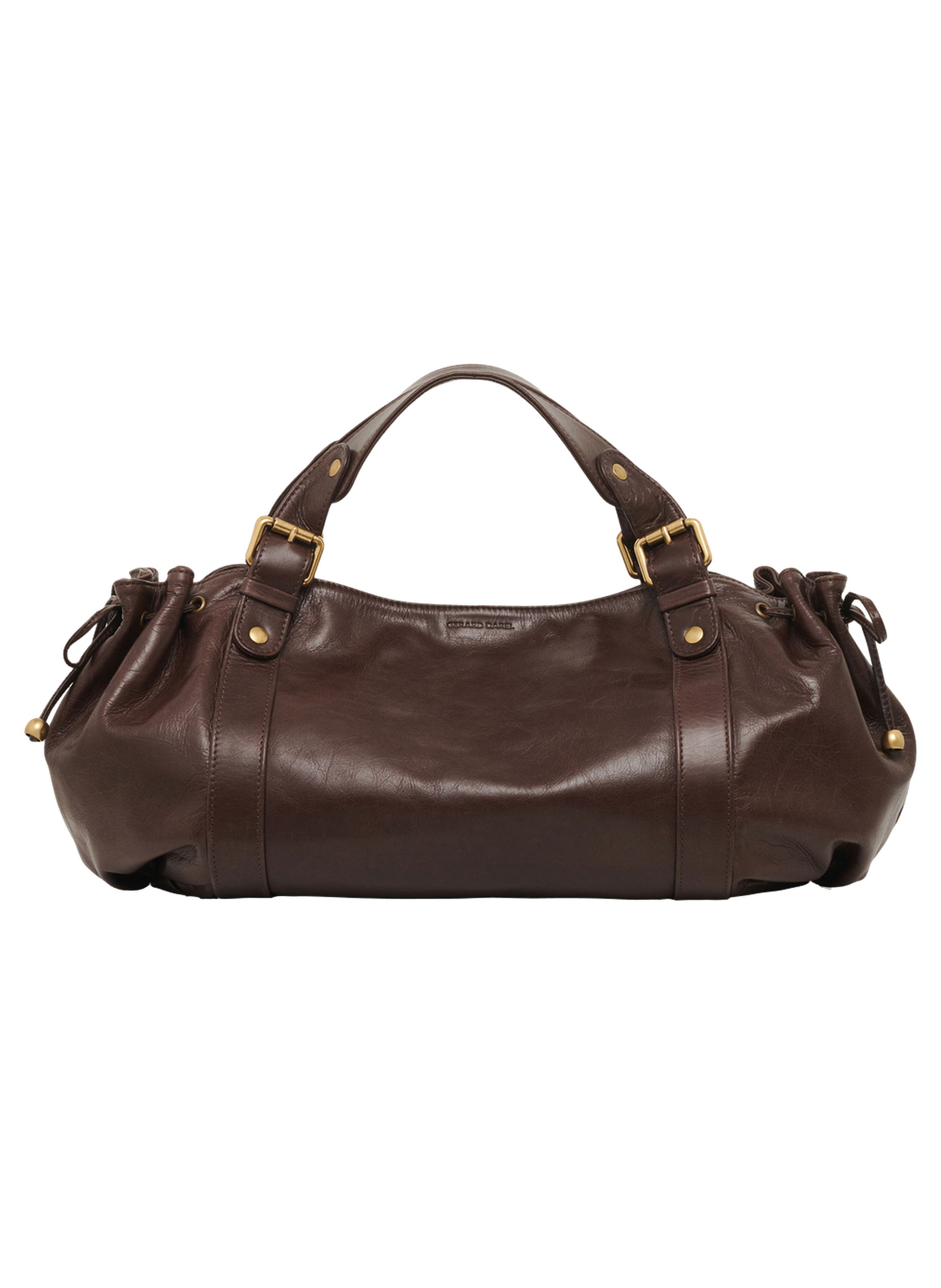 Sac à main en cuir froissé - 24h GERARD DAREL Marron