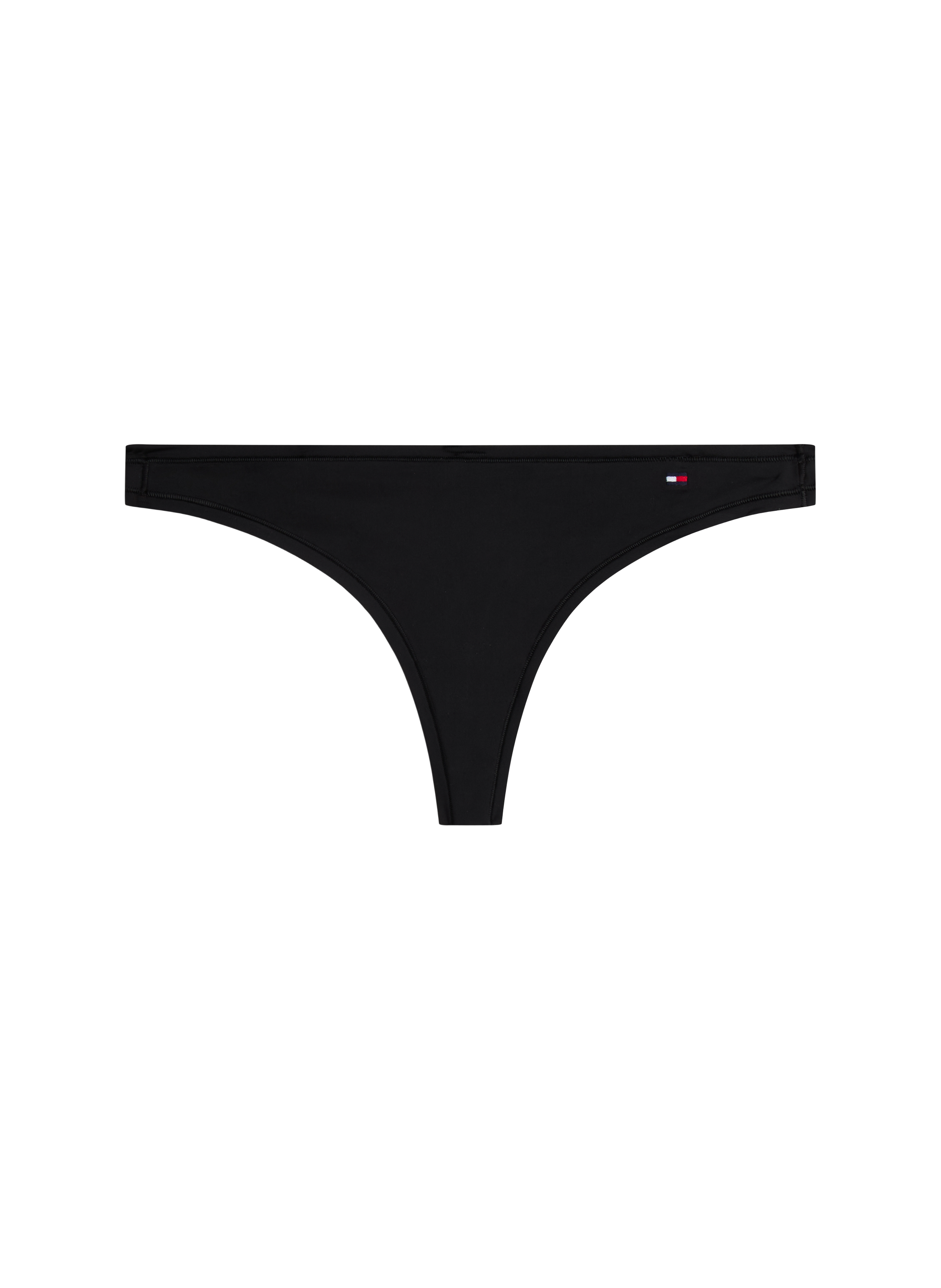 TOMMY HILFIGER Plain thong Black