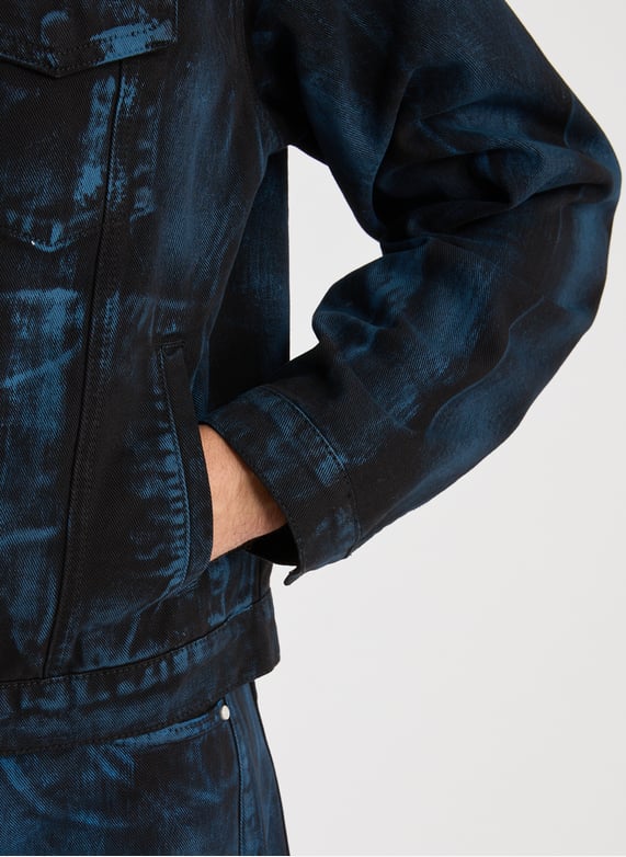 Oversized jacket with a classic cotton collar | Black by ARTE ANTWERP Oversized jacket with a classic cotton collar Black