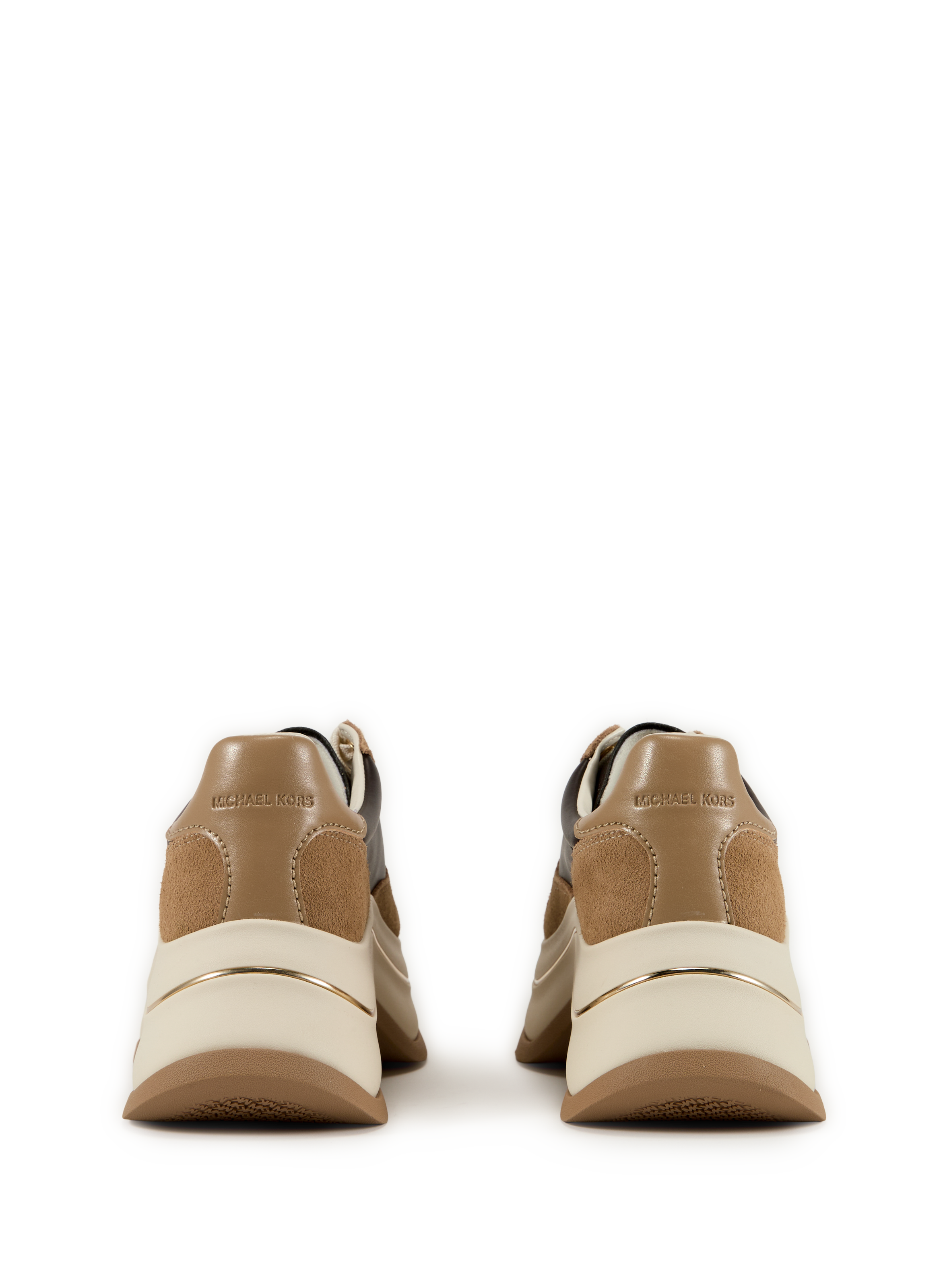 Baskets compensées en cuir MICHAEL KORS Multicolore