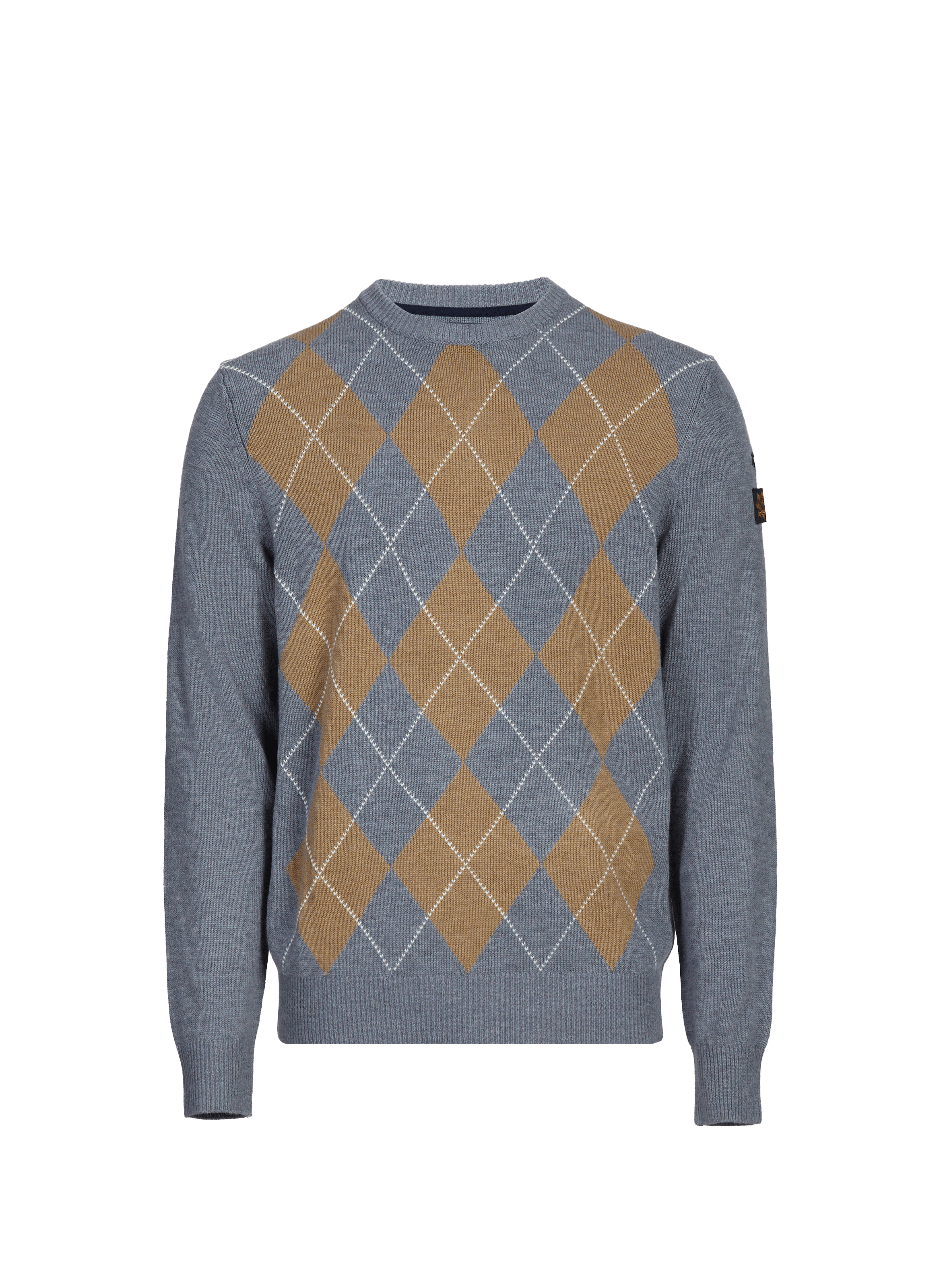 LA MARTINA Pull en laine méangée Grey