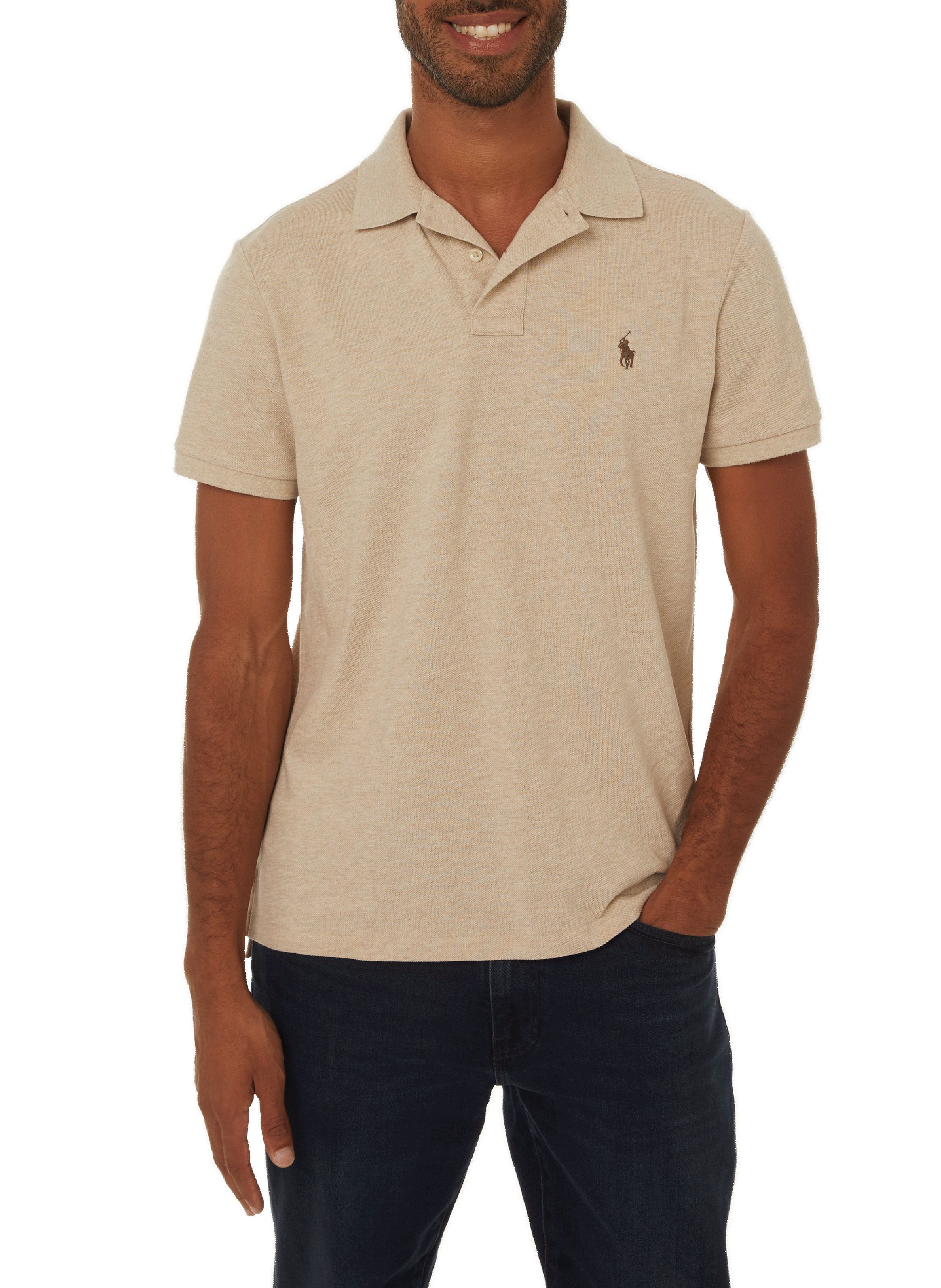 POLO RALPH LAUREN Polo en coton Gris