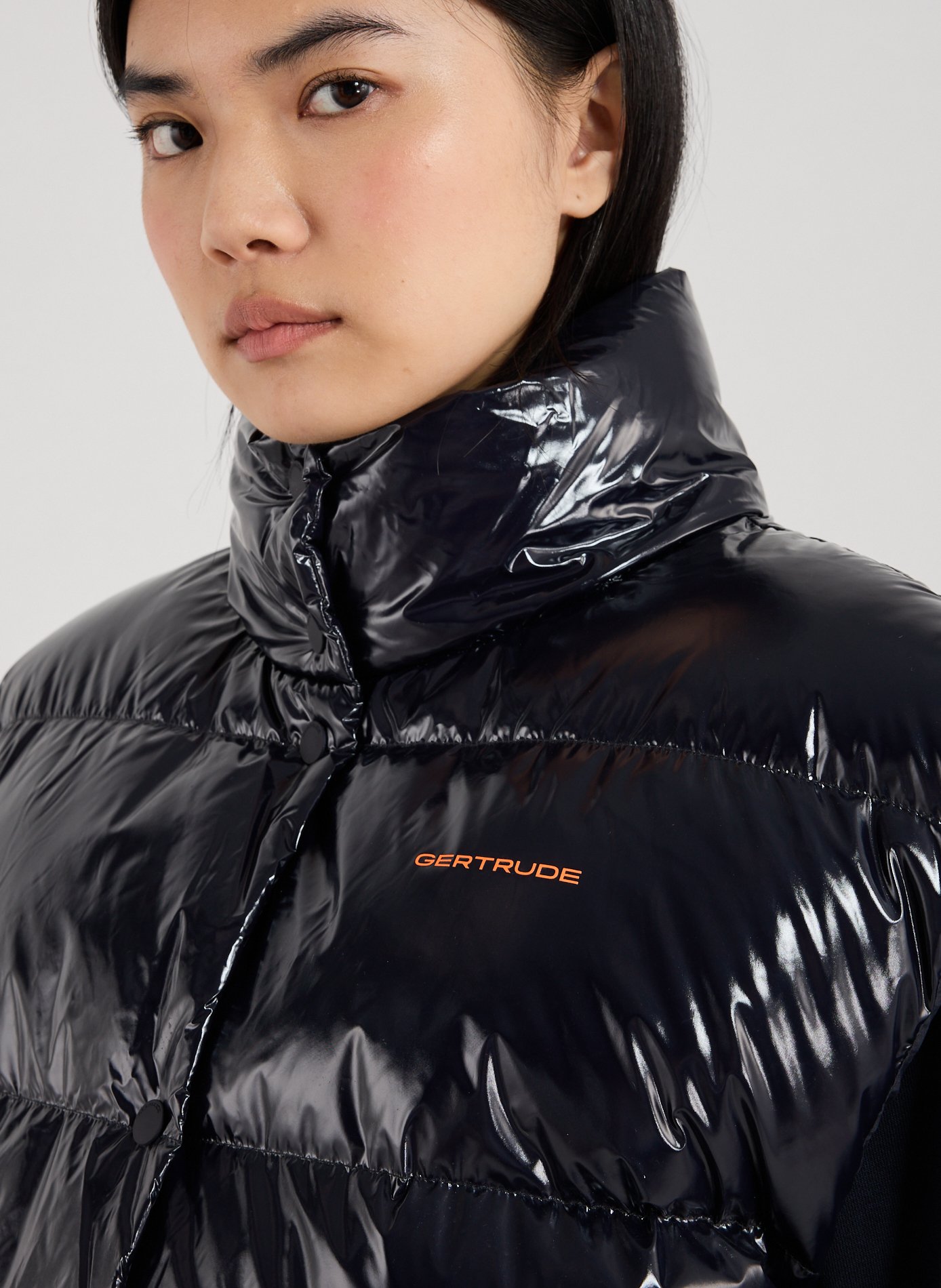 Doudoune matelassée sans manches à col montant GERTRUDE ET GASTON Bleu