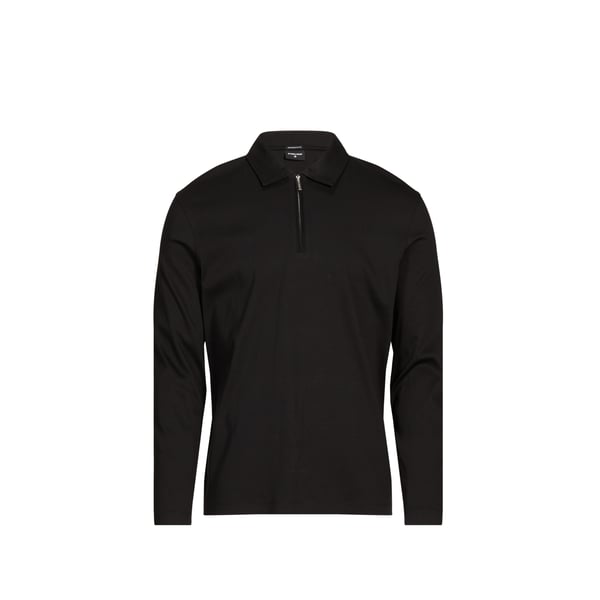 Strellson Pull Col Zippé En Laine In Black