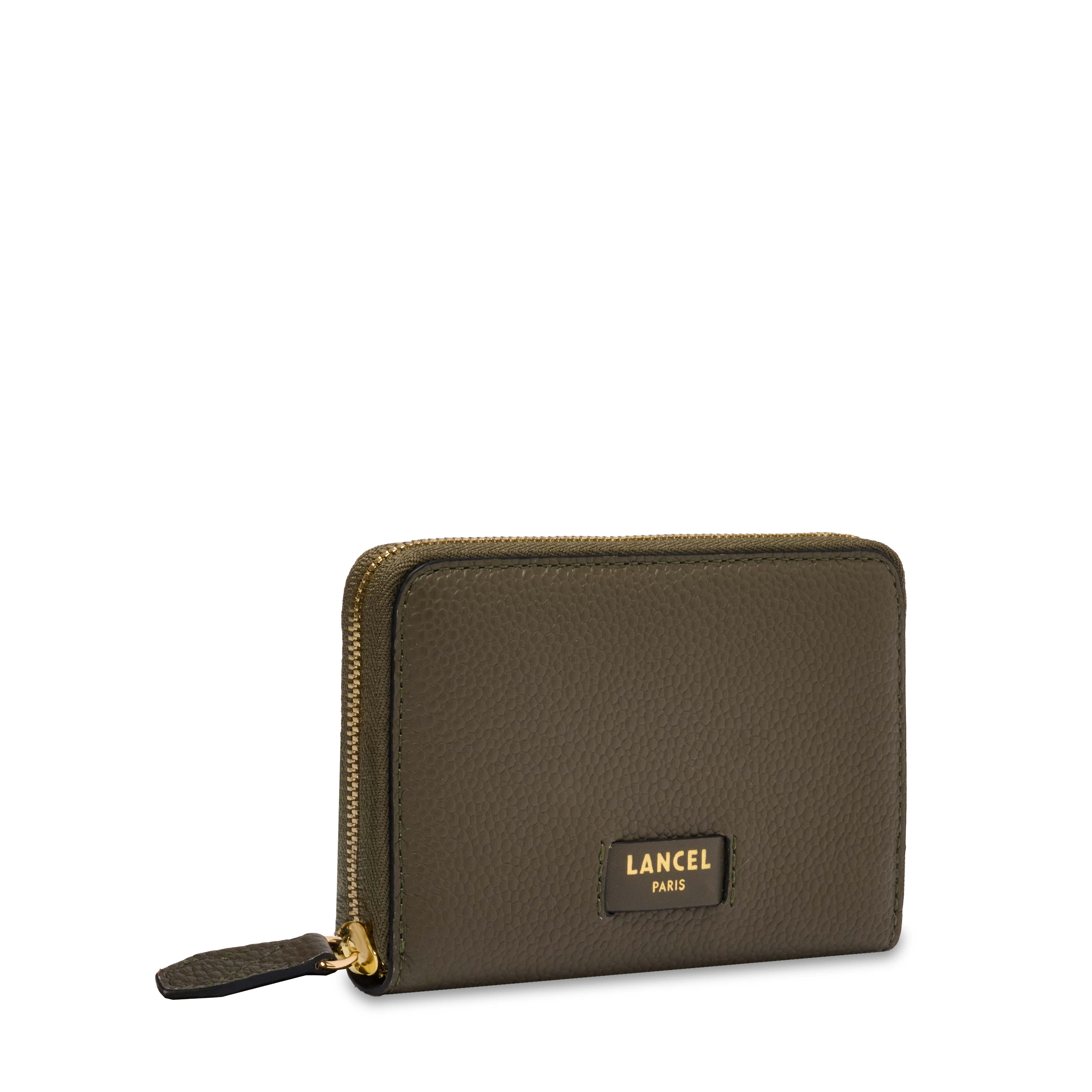 Portefeuille zippé ninon de lancel en cuir LANCEL Vert