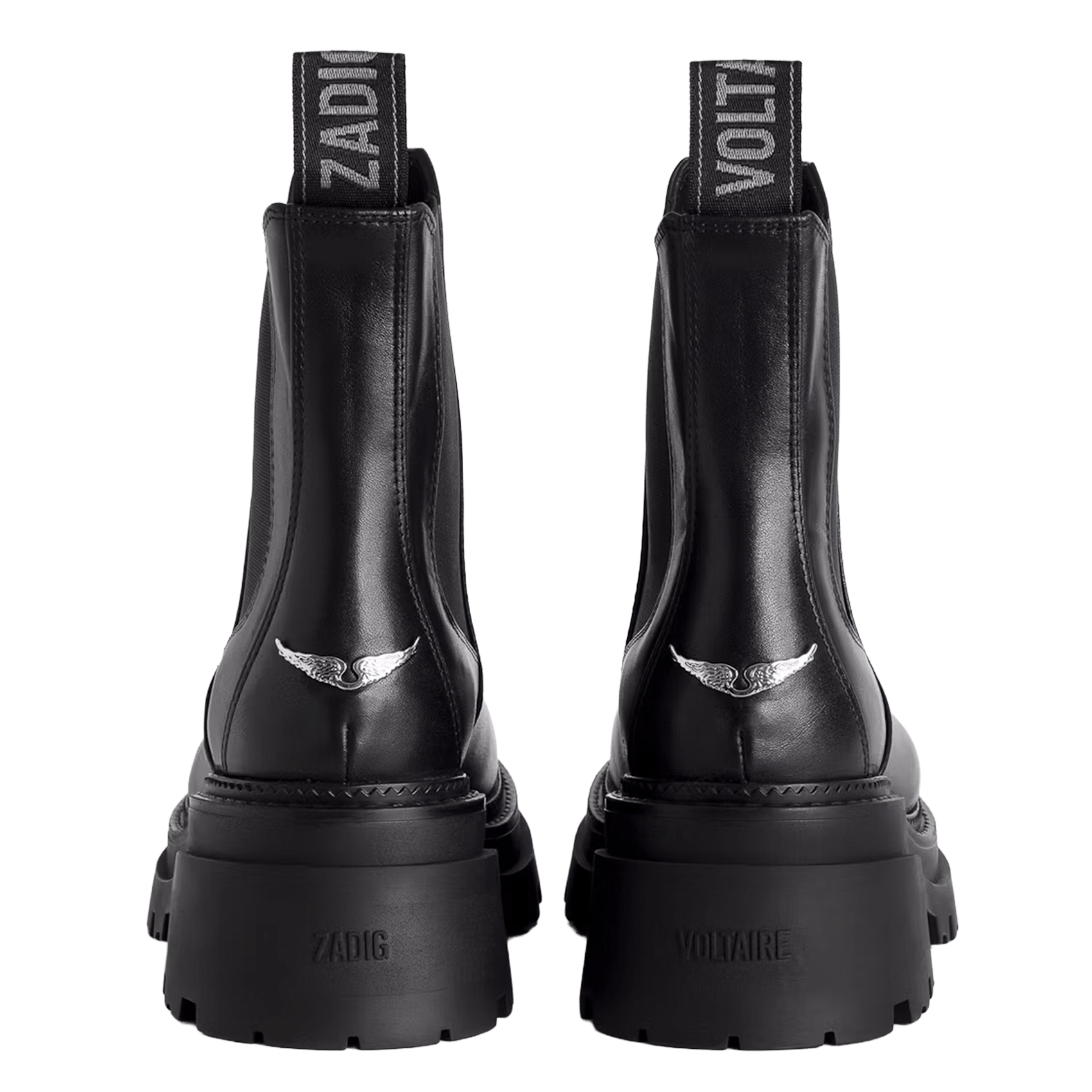 Bottines en cuir ride ZADIG&VOLTAIRE Noir