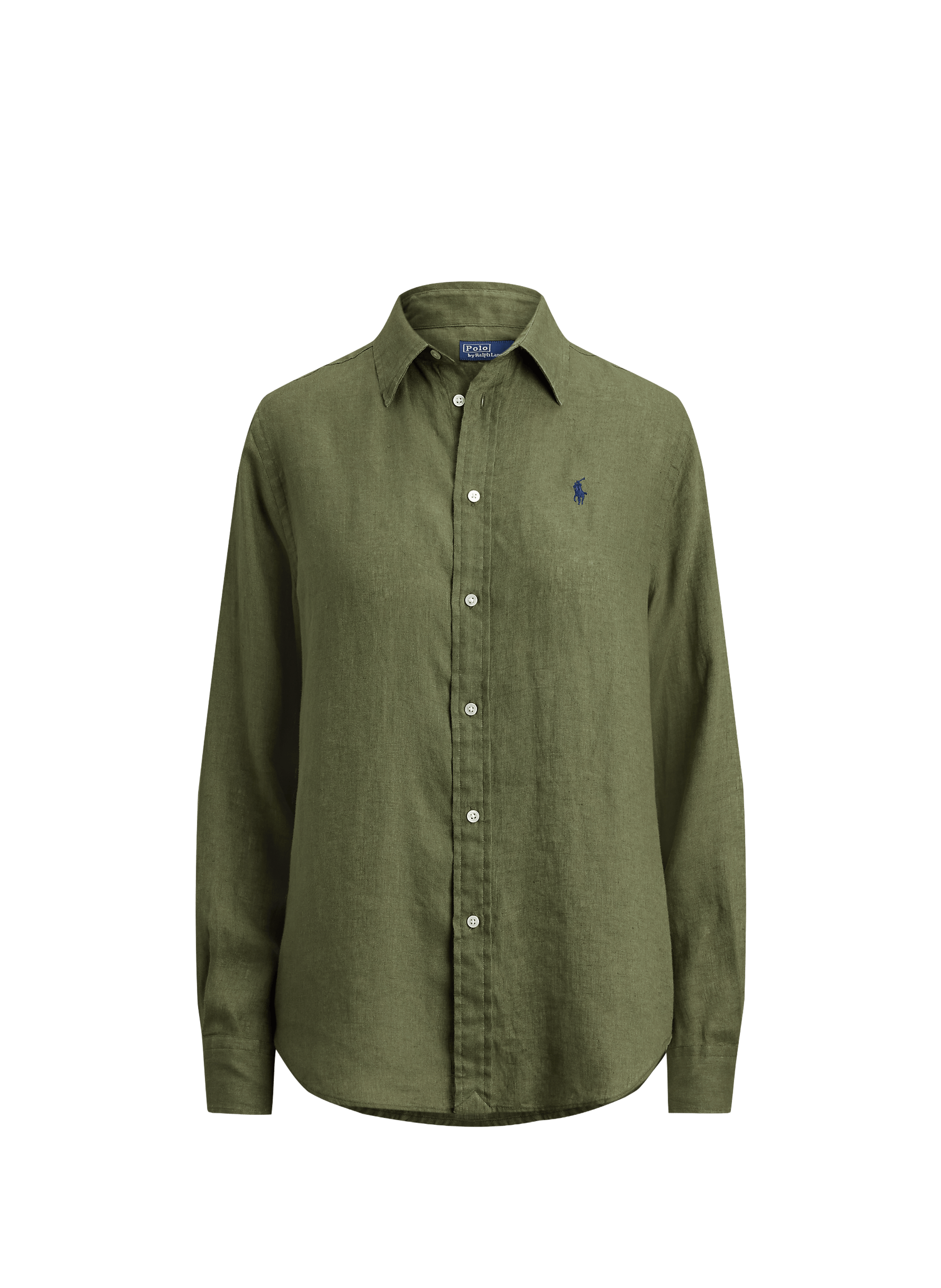 Chemise en lin POLO RALPH LAUREN Kaki