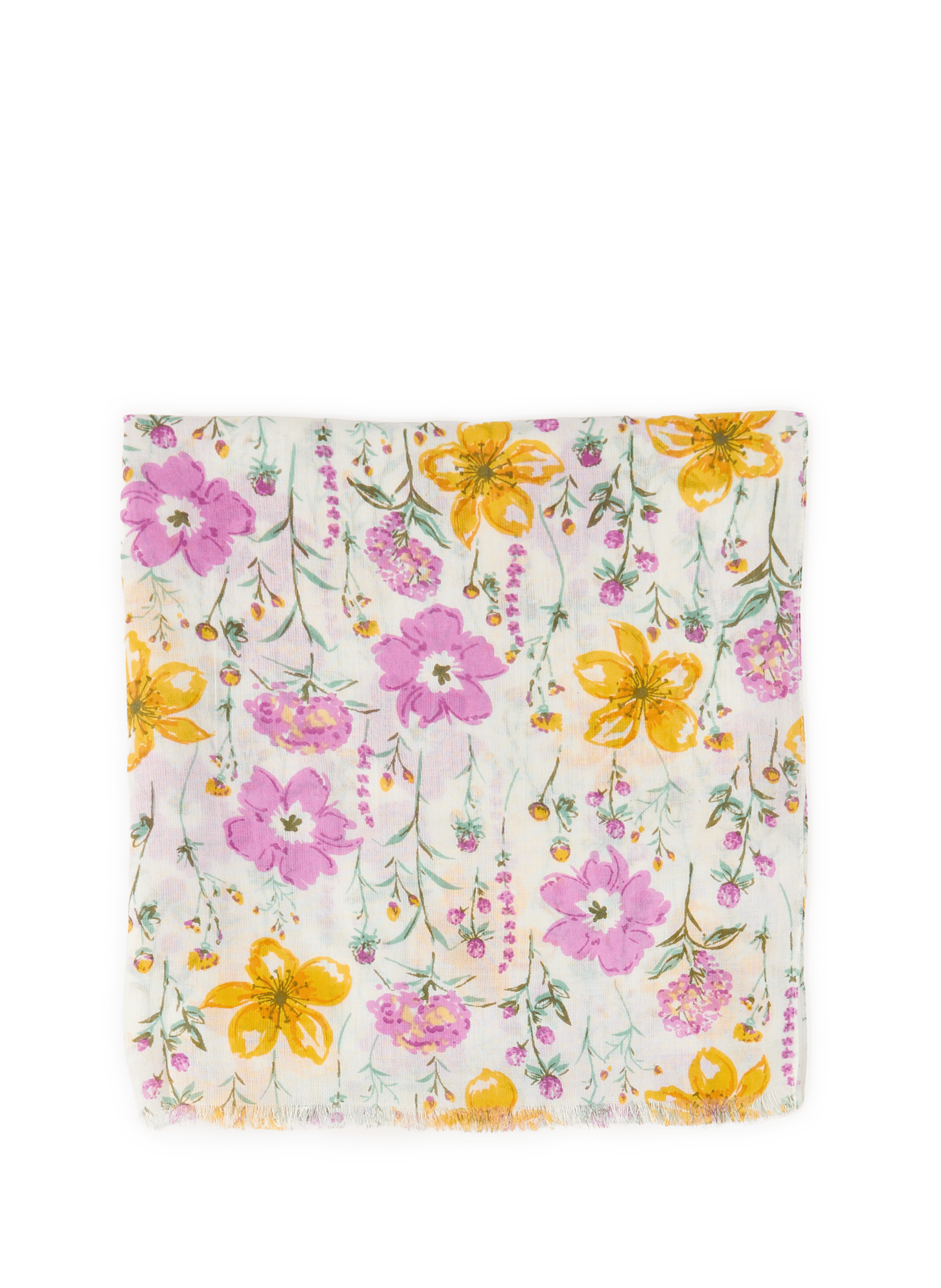 Floral printed stole AU PRINTEMPS PARIS Multicolour