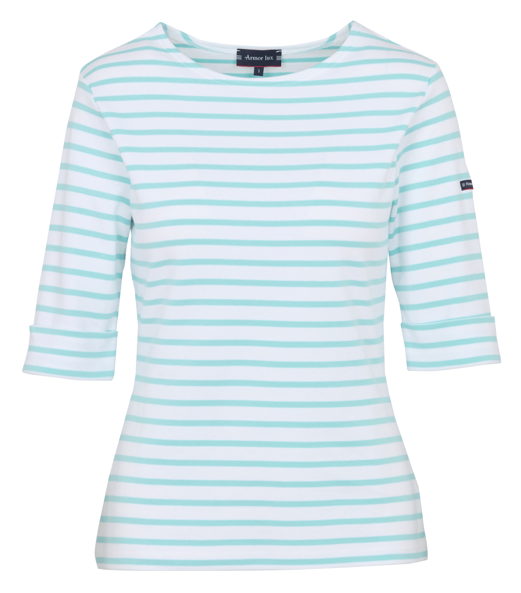 Marinière col bateau en coton épais cancale ARMOR-LUX Blanc