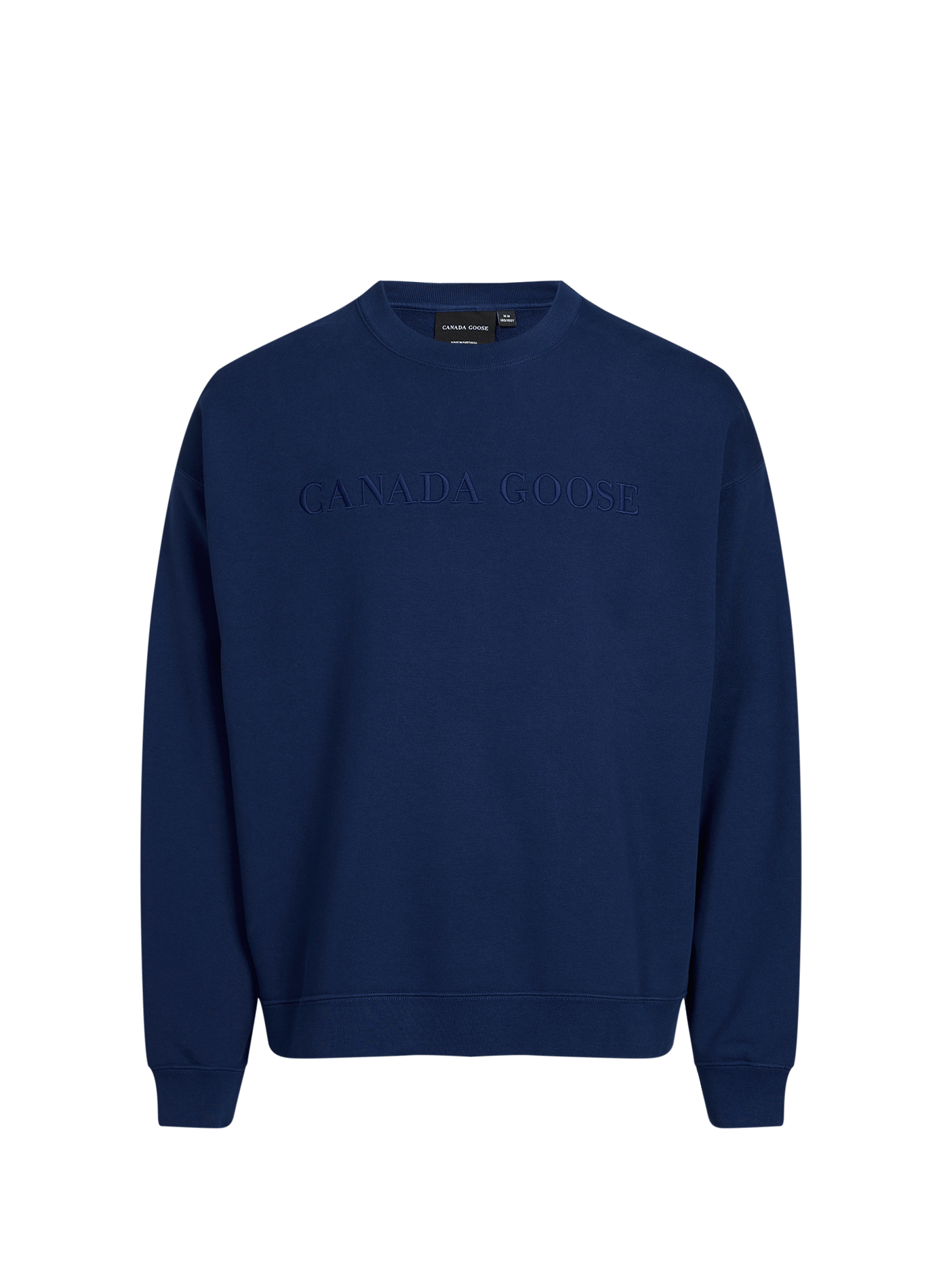 Oversized sweatshirt with tone-on-tone embroidery CANADA GOOSE Blue