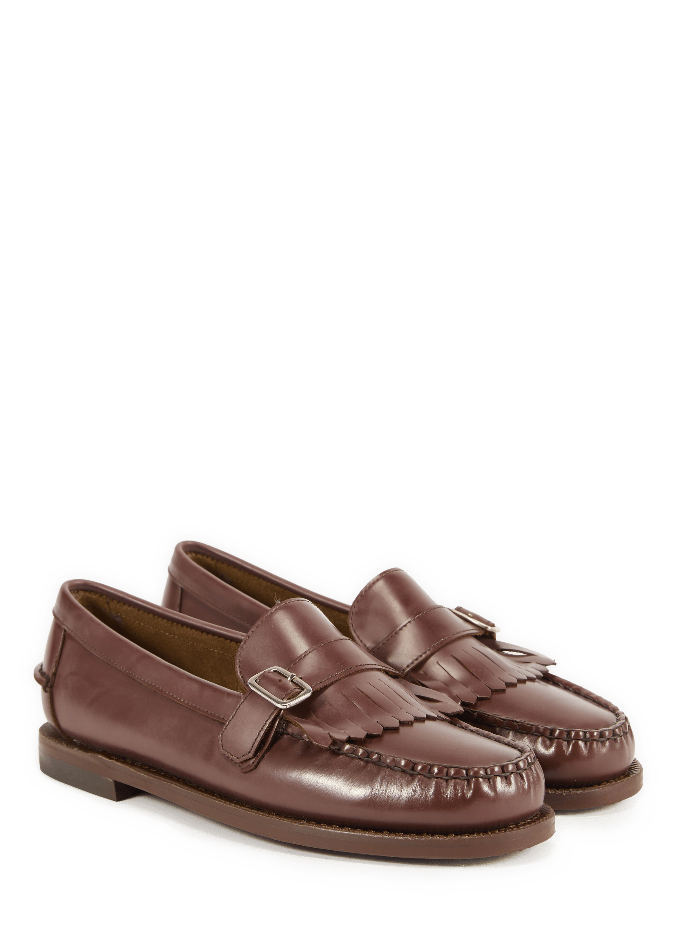 Ales mixed leather moccasins SEBAGO Brown