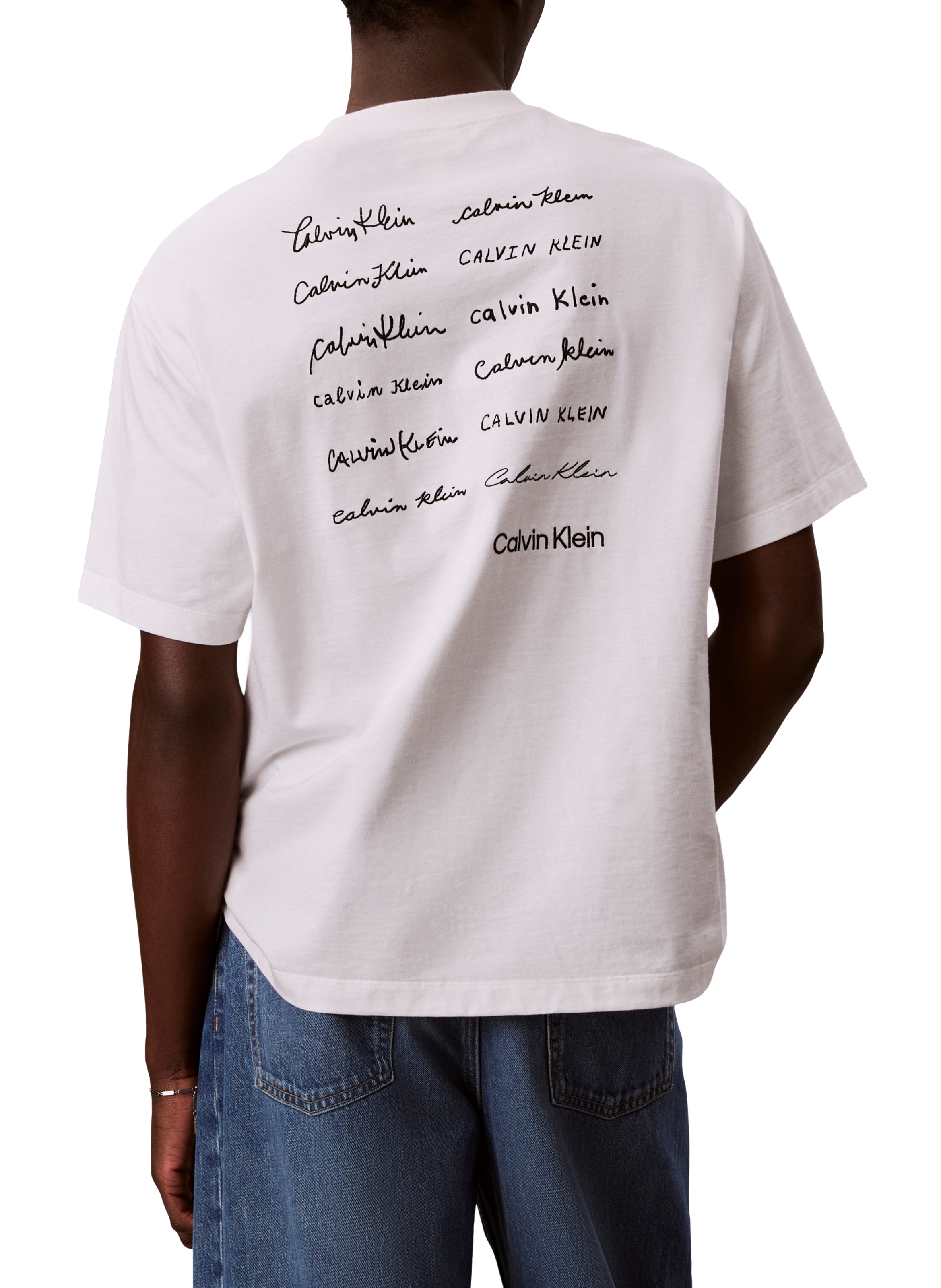 Cotton Logo T-shirt CALVIN KLEIN White