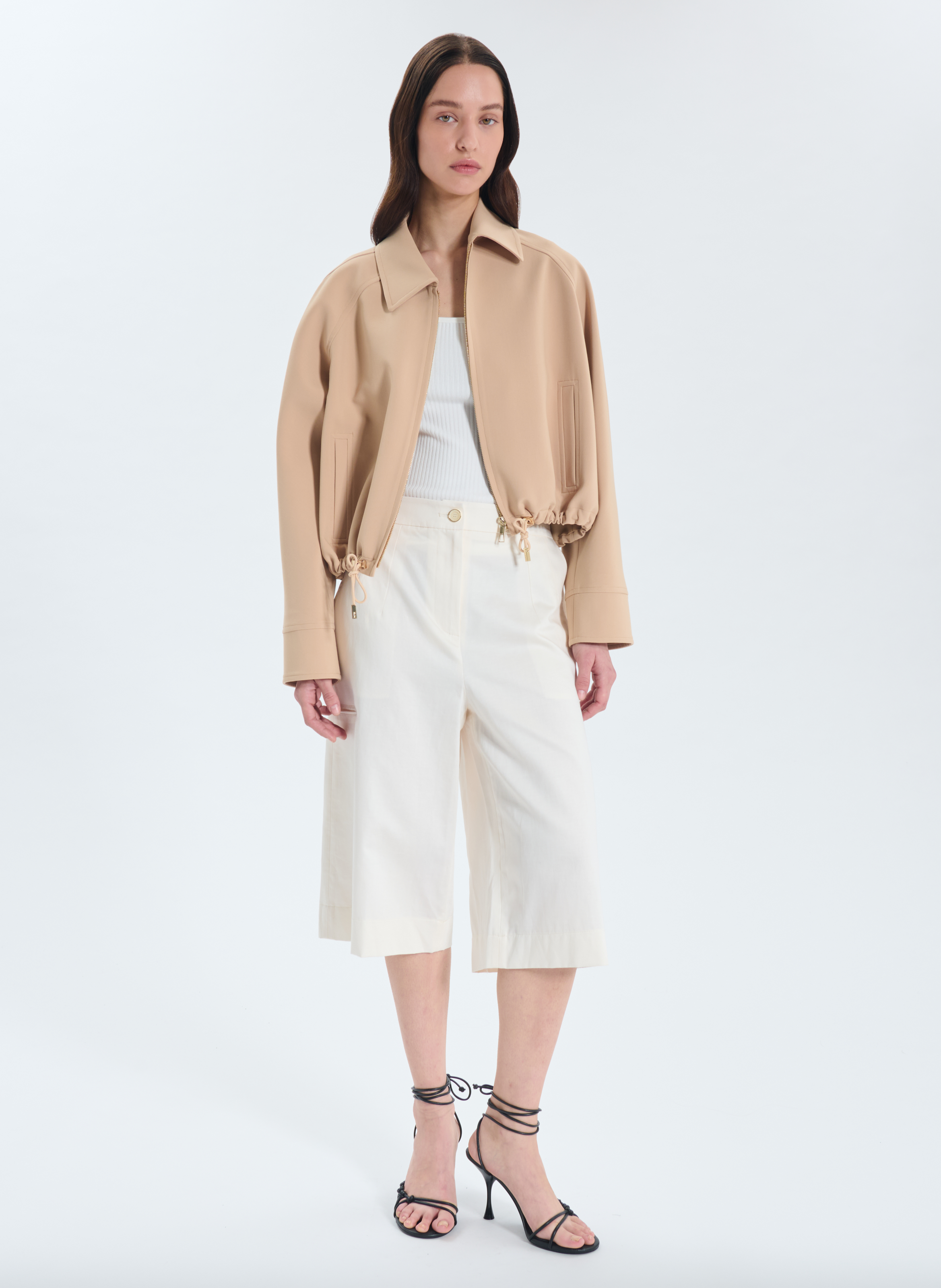 Short  slim ZAPA Blanc