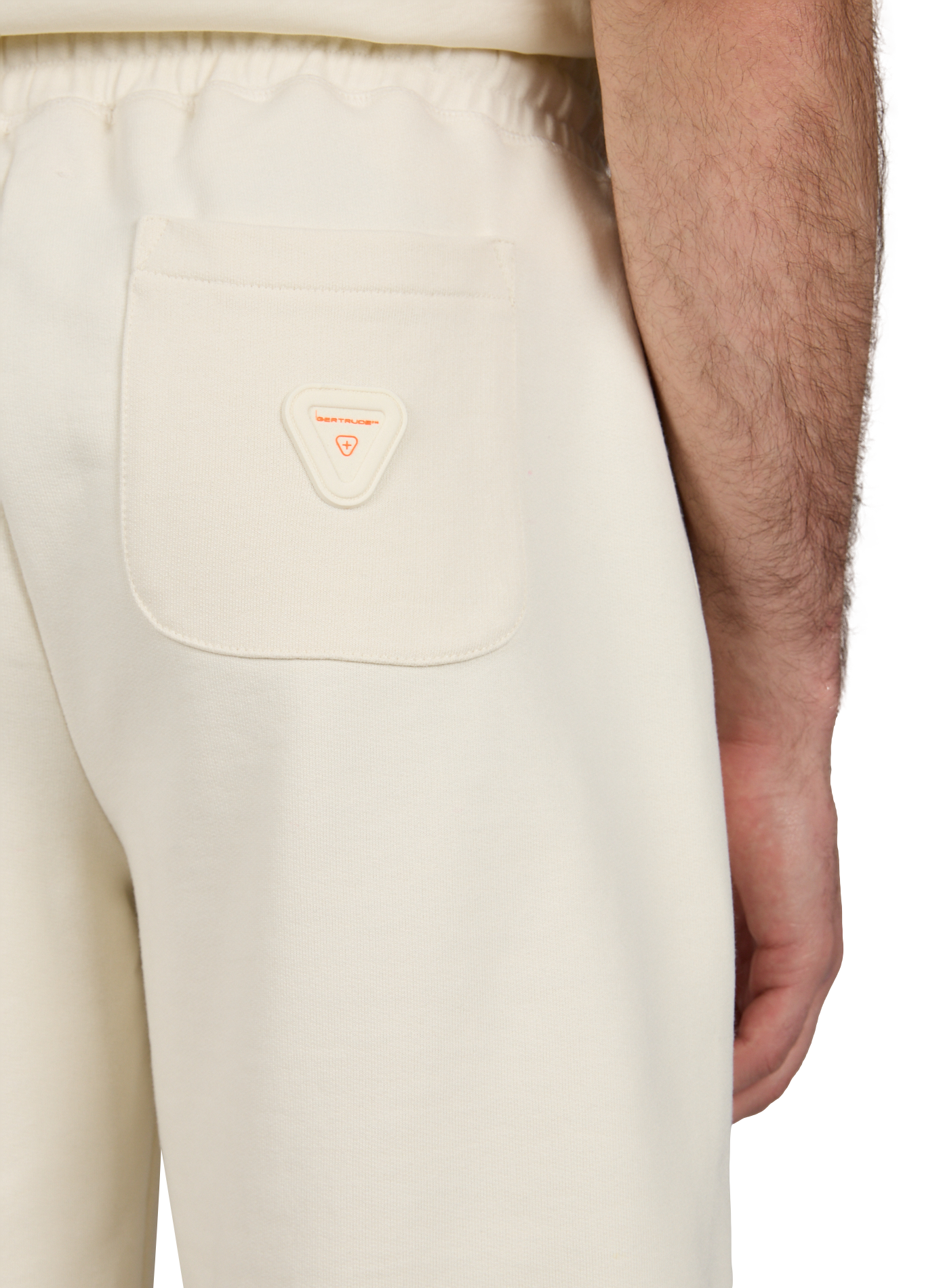 Short Yann uni en coton mélangé GERTRUDE ET GASTON Beige