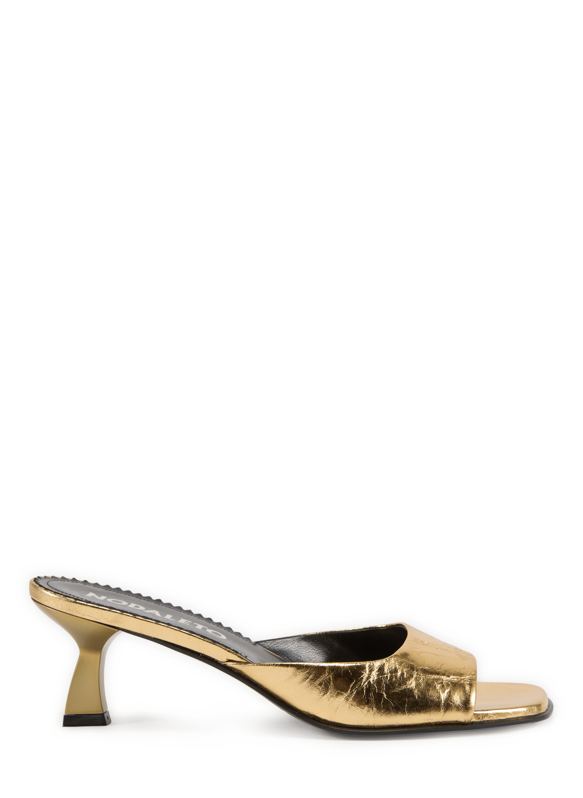 Patent leather mules NODALETO Golden