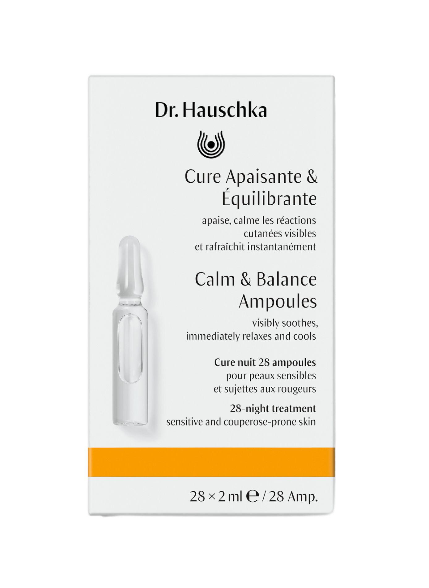 Soothing & Balancing Treatment 28 ampoules x 2 ml DR HAUSCHKA No color