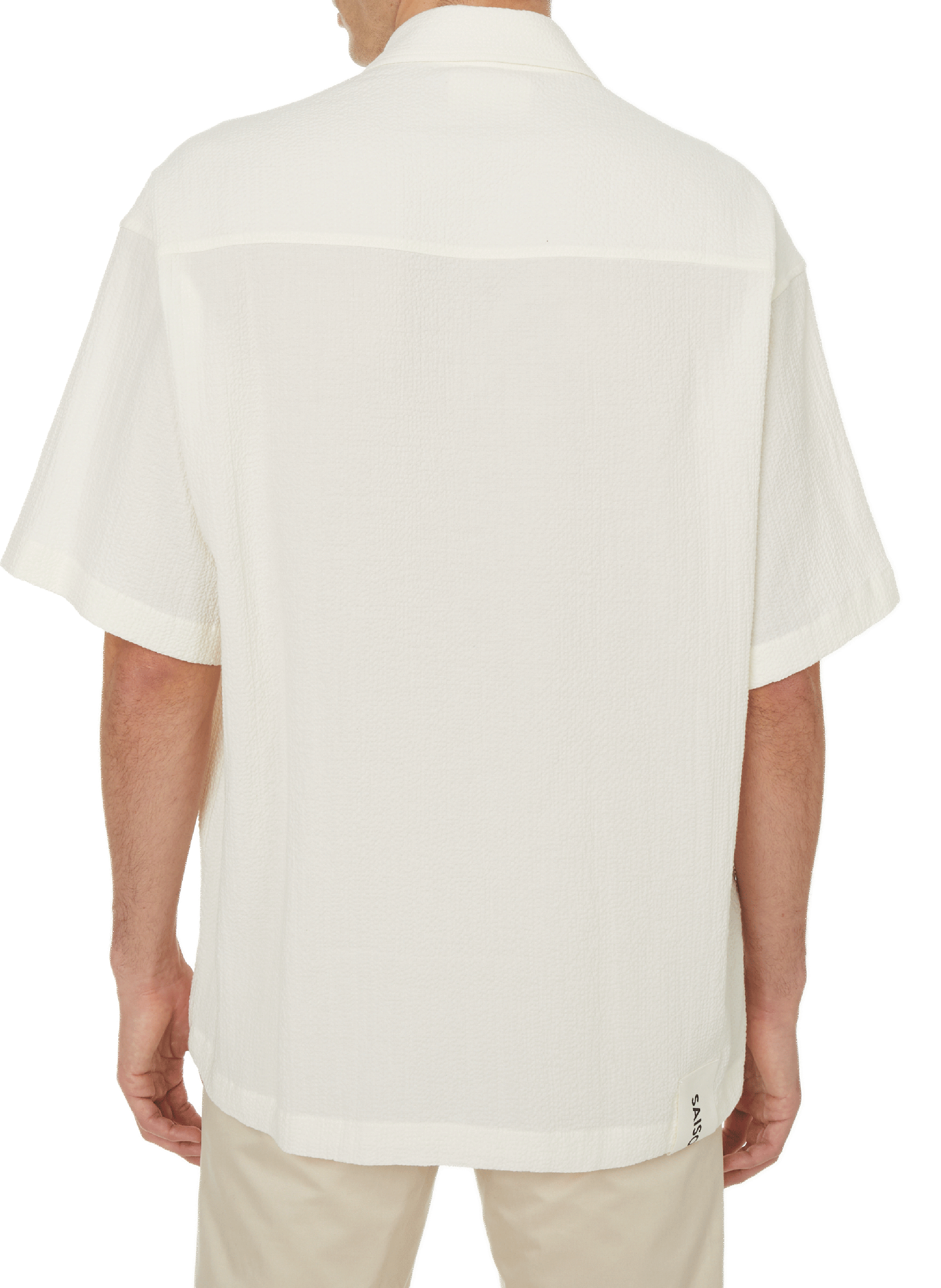 Chemise en coton texturé  SAISON 1865 Beige