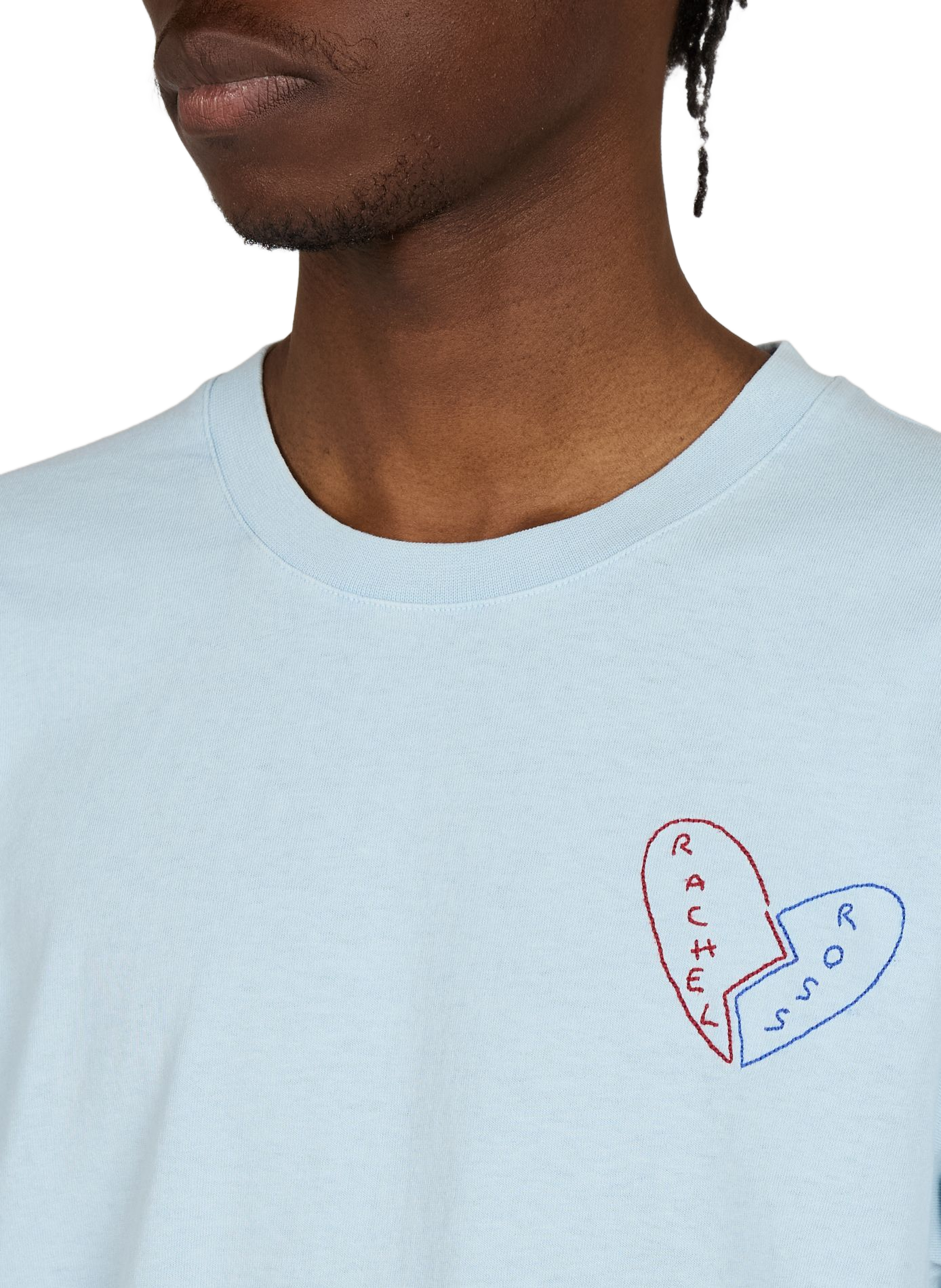 Straight cotton t-shirt MAISON LABICHE Blue