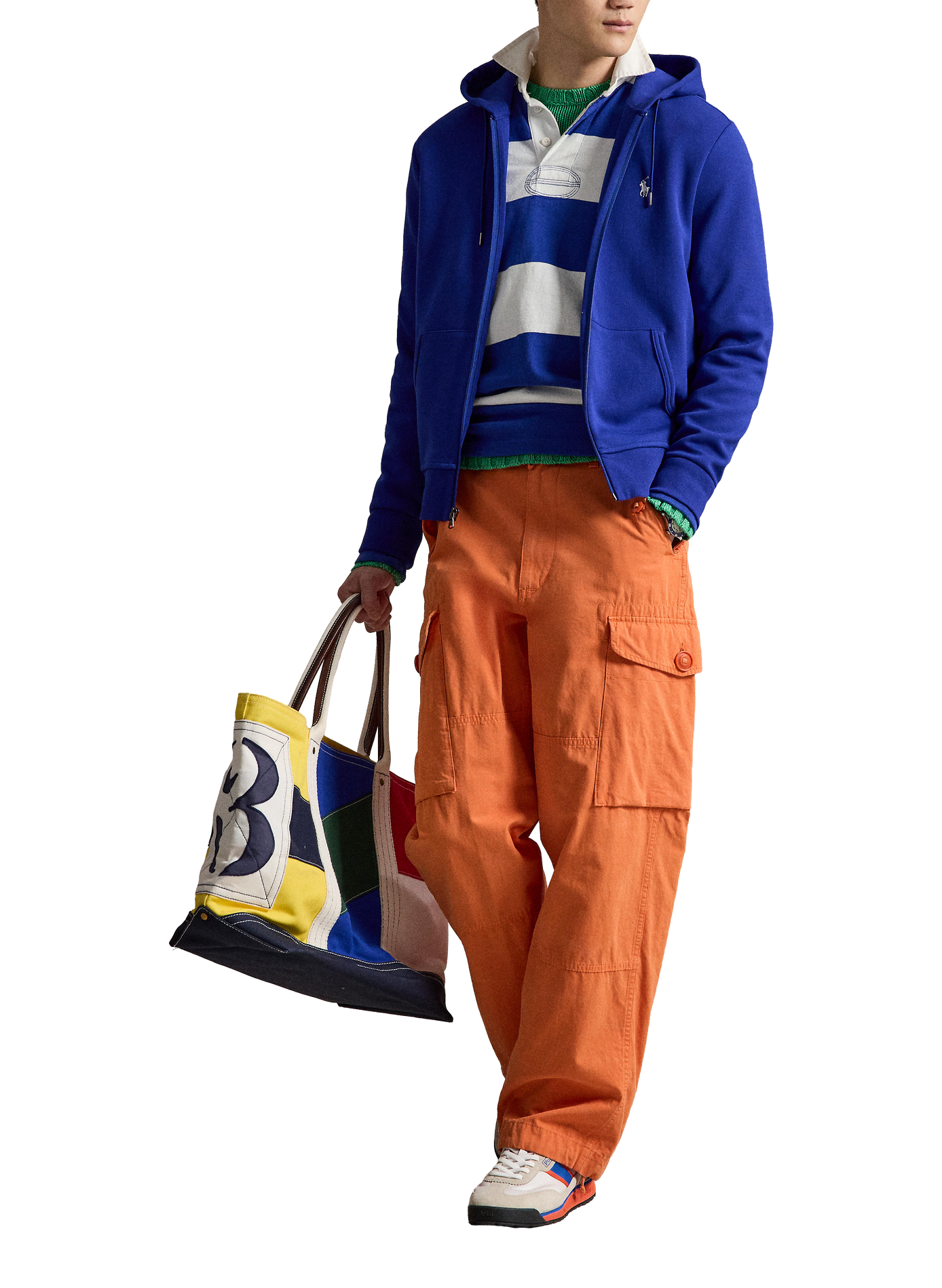 Hoodie avec fermeture à glissière POLO RALPH LAUREN Bleu