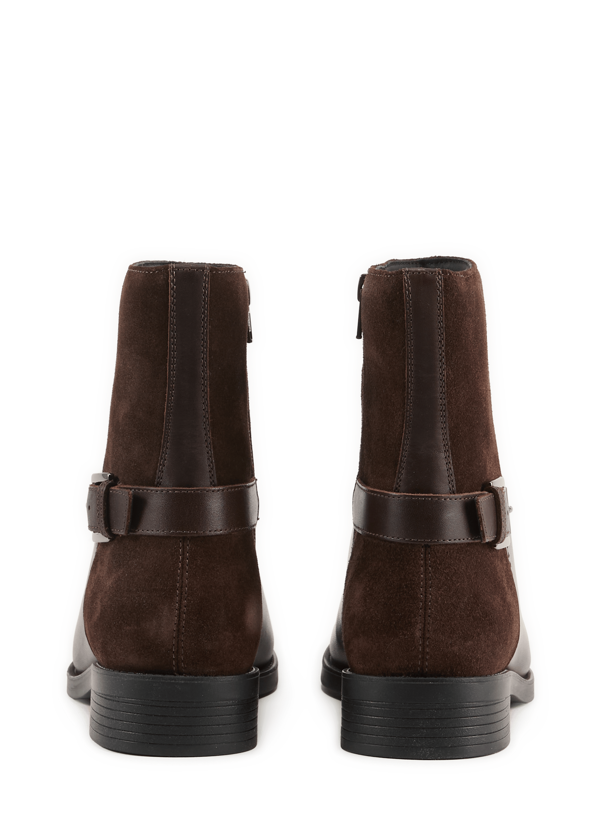 Esmeena suede leather ankle boots GEOX Brown