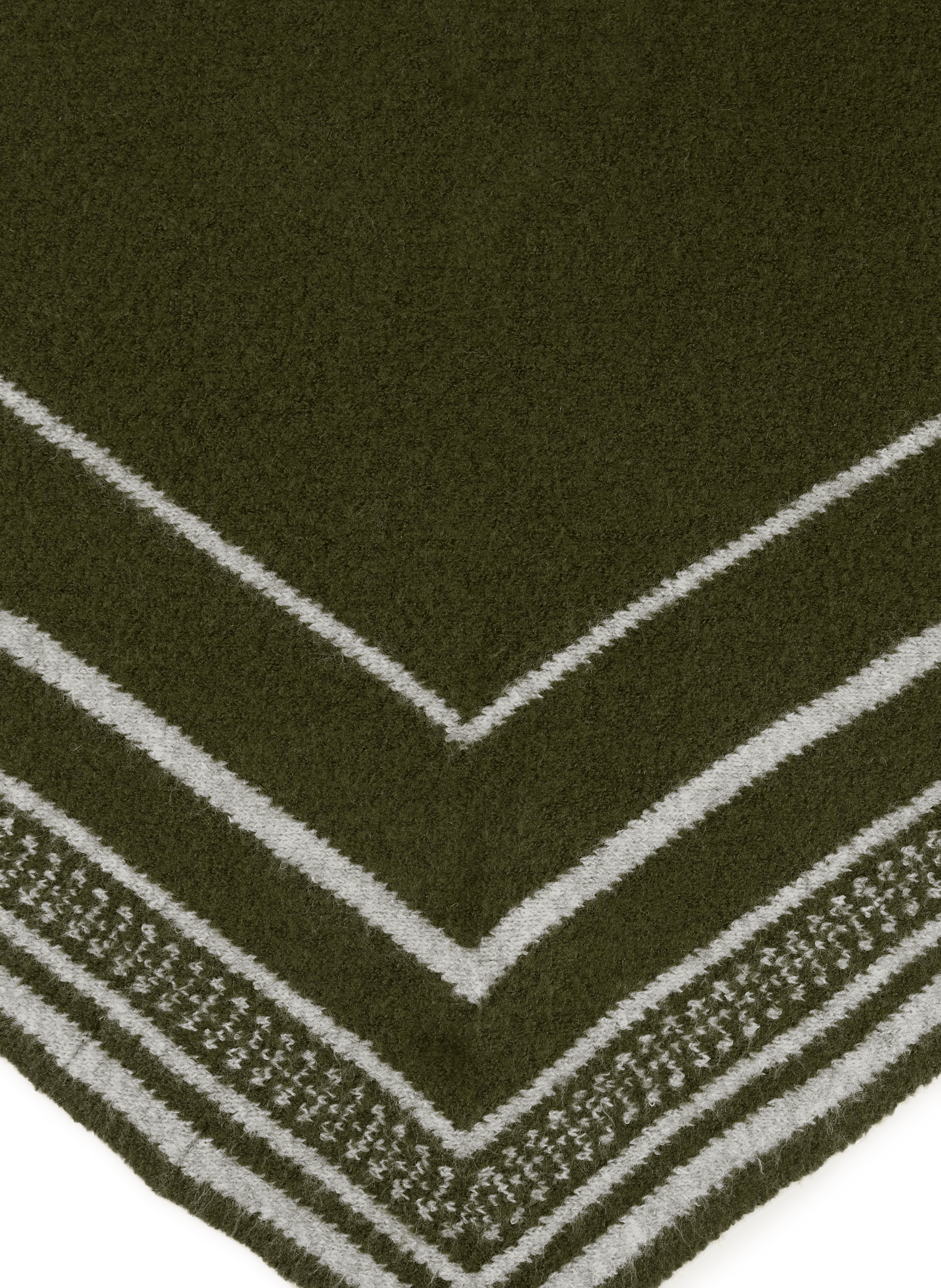 Bedruckter Strickschal VILA Khaki
