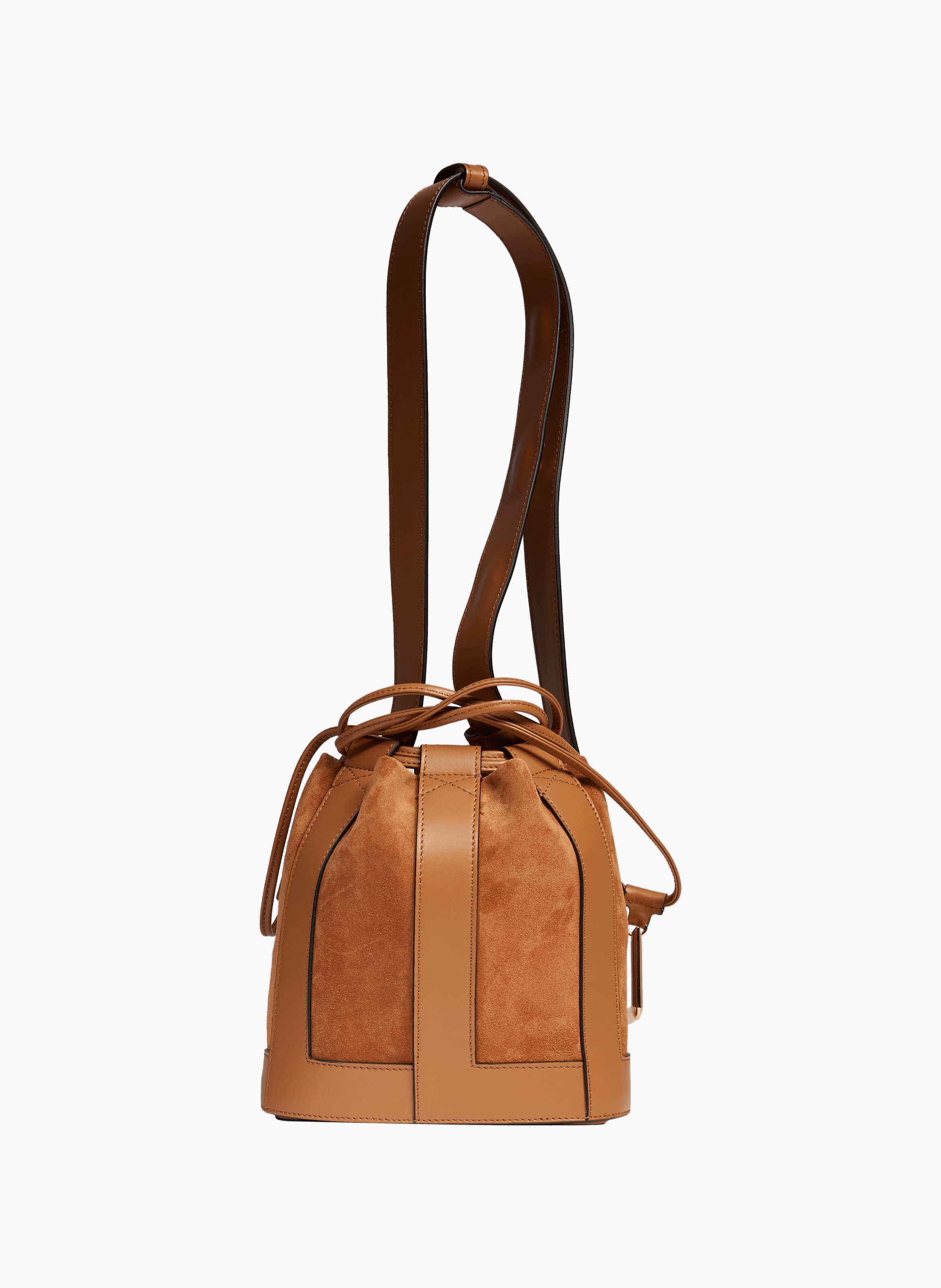 Sac seau m elles de lancel en cuir LANCEL Marron